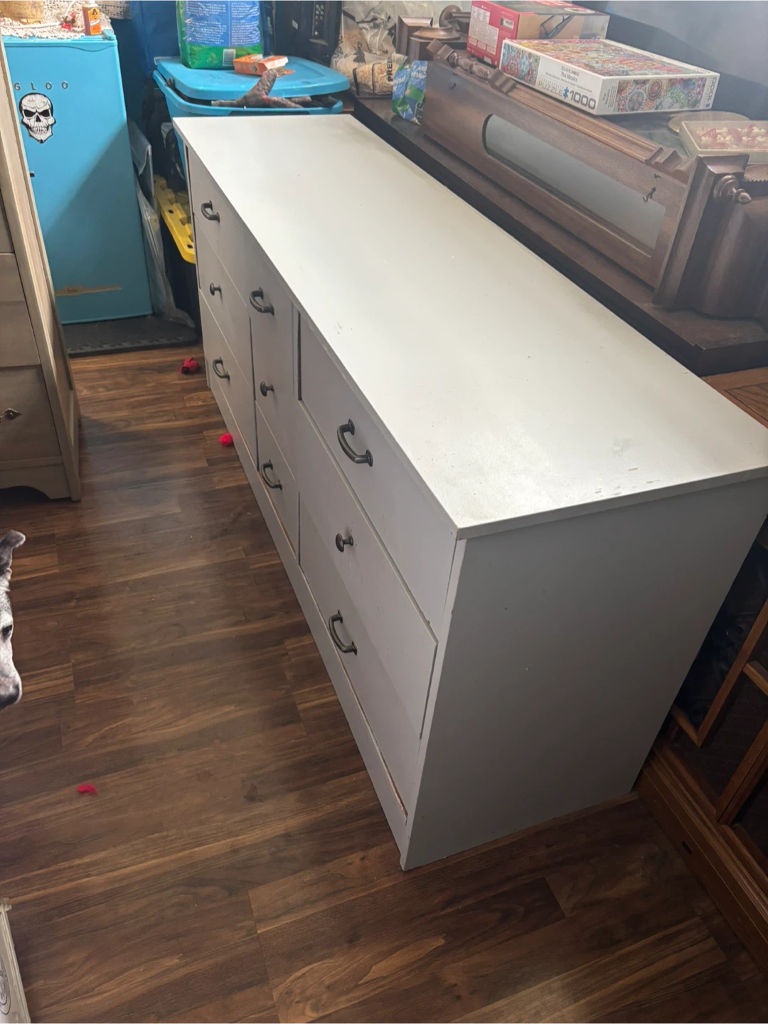 Blue/grey 9-Drawer Dresser - photo 2
