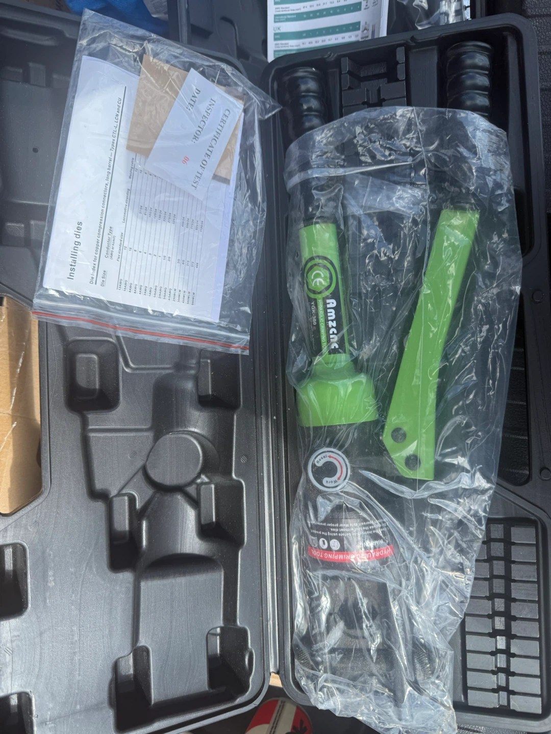 Amzanc Hydraulic Crimping Tool YQK-300 - photo 4