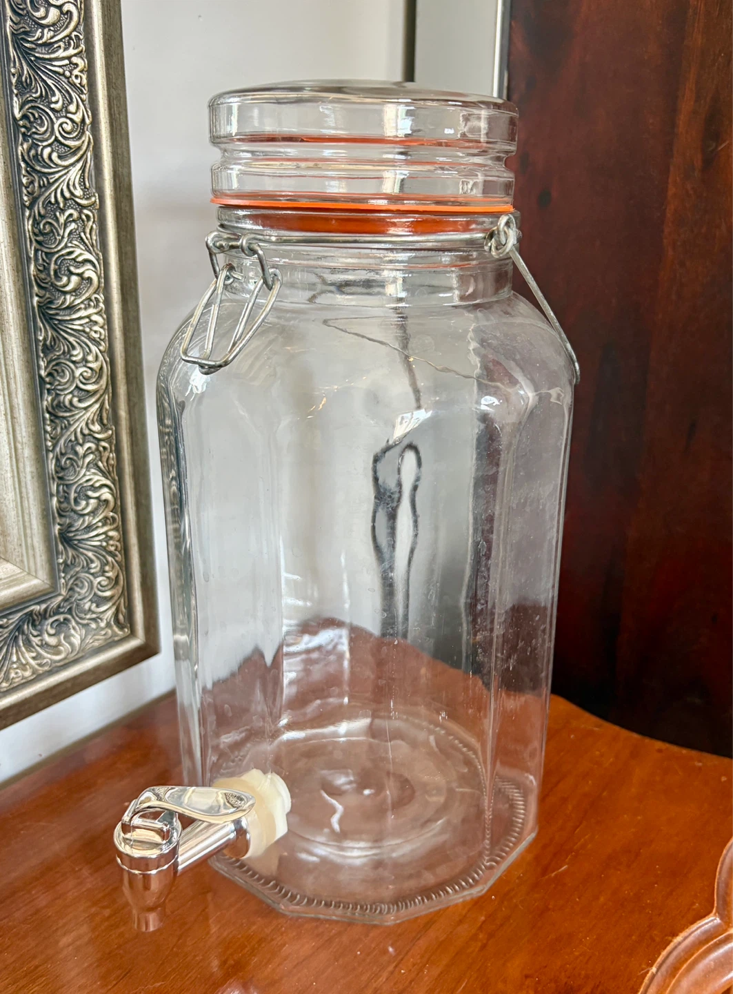 Glass Beverage Dispenser with Spigot - photo 2