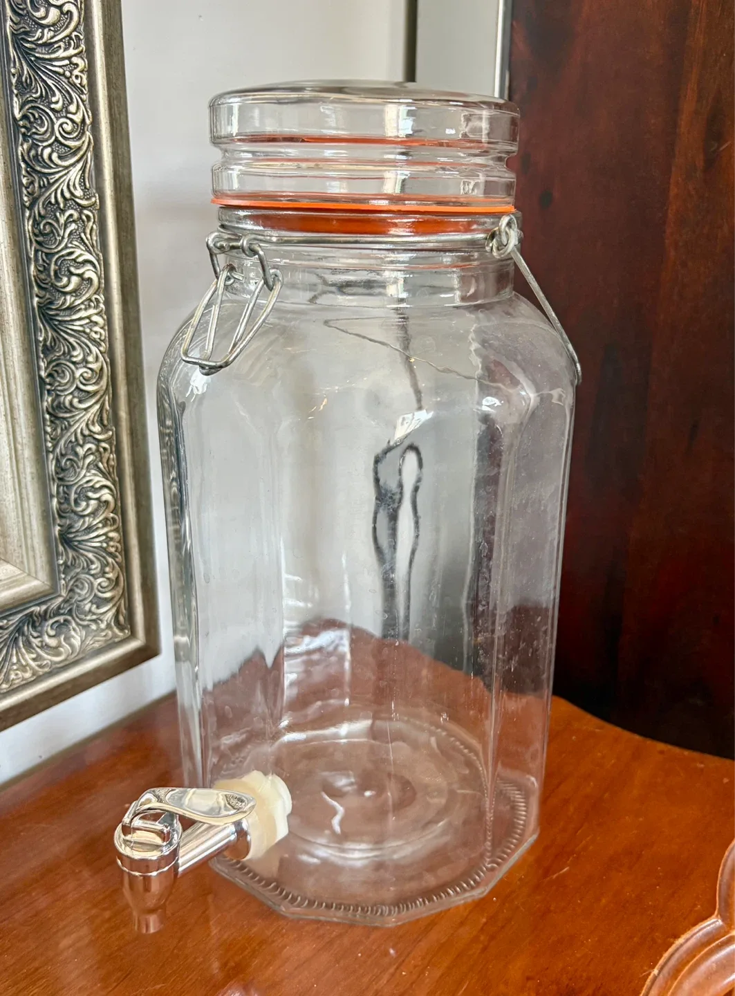Glass Beverage Dispenser with Spigot - photo 2