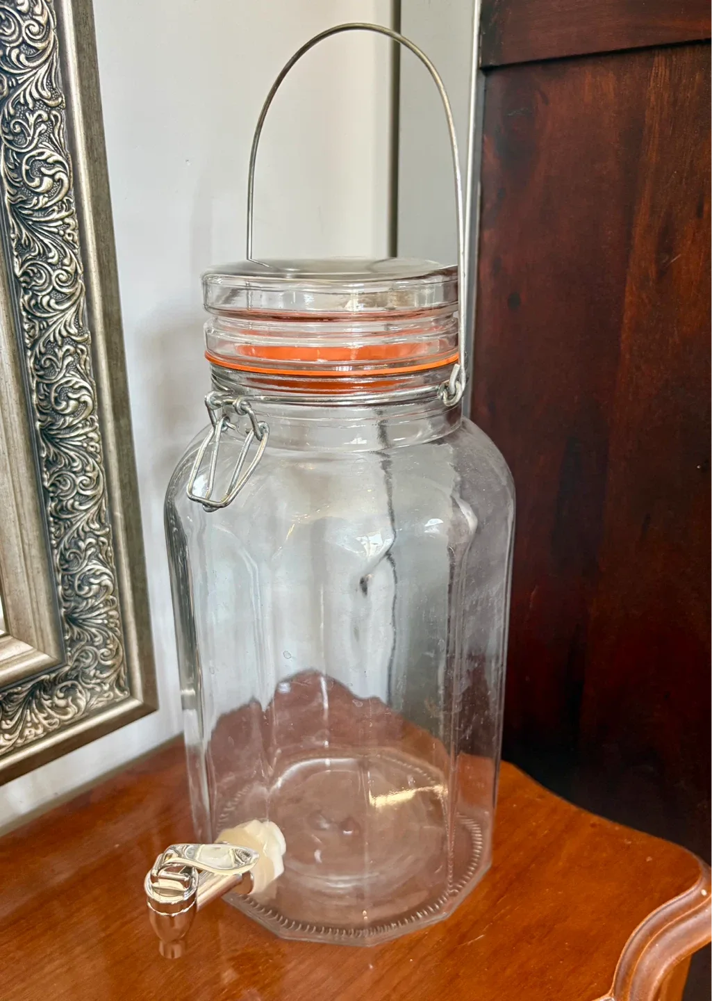 Glass Beverage Dispenser with Spigot - photo 3