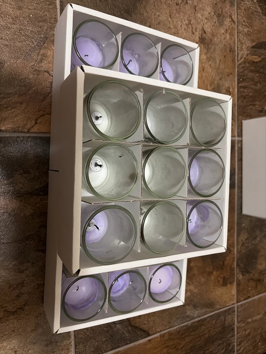 Set of Glass candle Holders