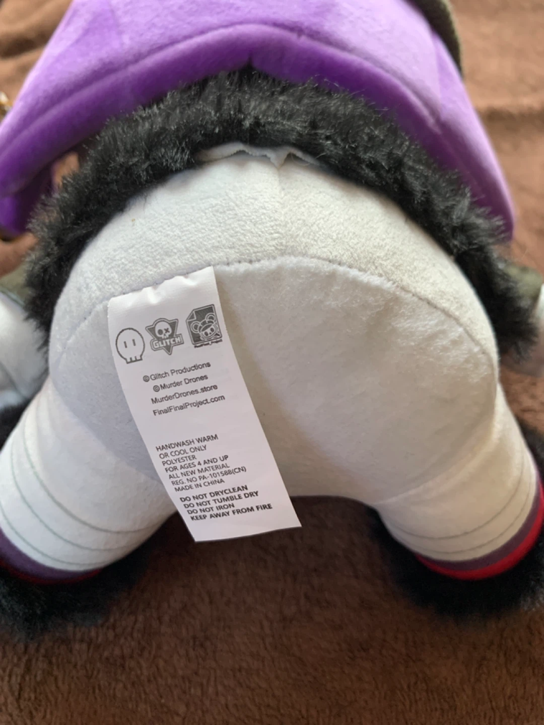 New Murder Drones Uzi  Plush Soft Plush 12" Glitch Productions - photo 4