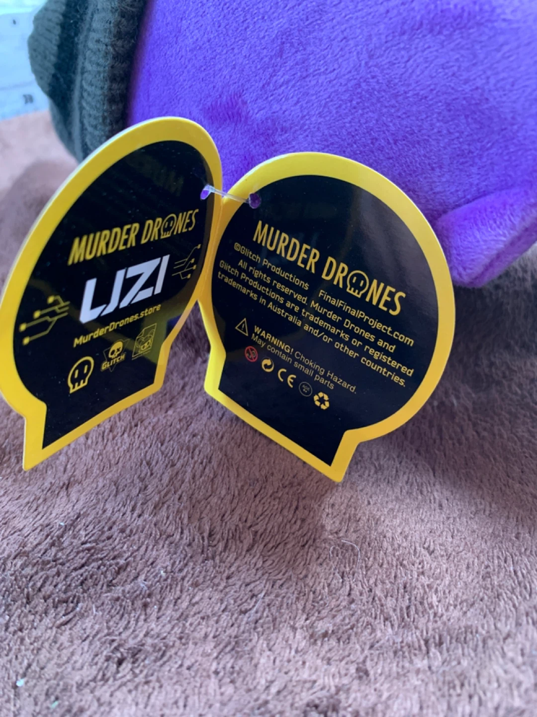 New Murder Drones Uzi  Plush Soft Plush 12" Glitch Productions - photo 3