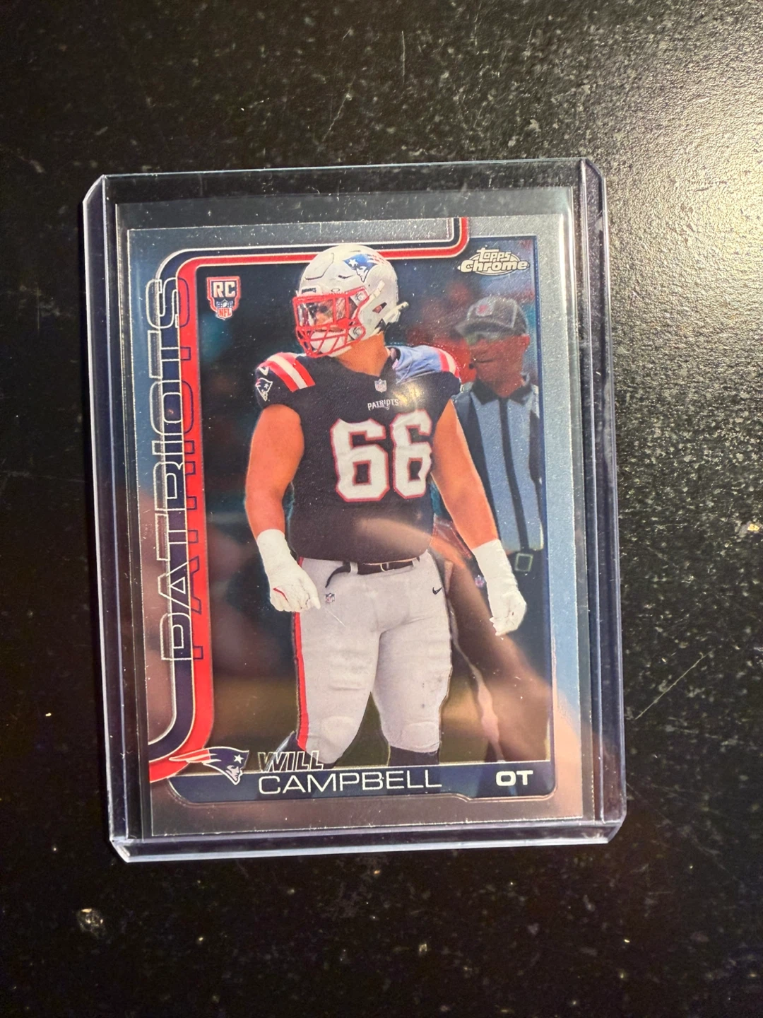 2024 Topps Chrome Will Campbell RC #379 New England Patriots OT