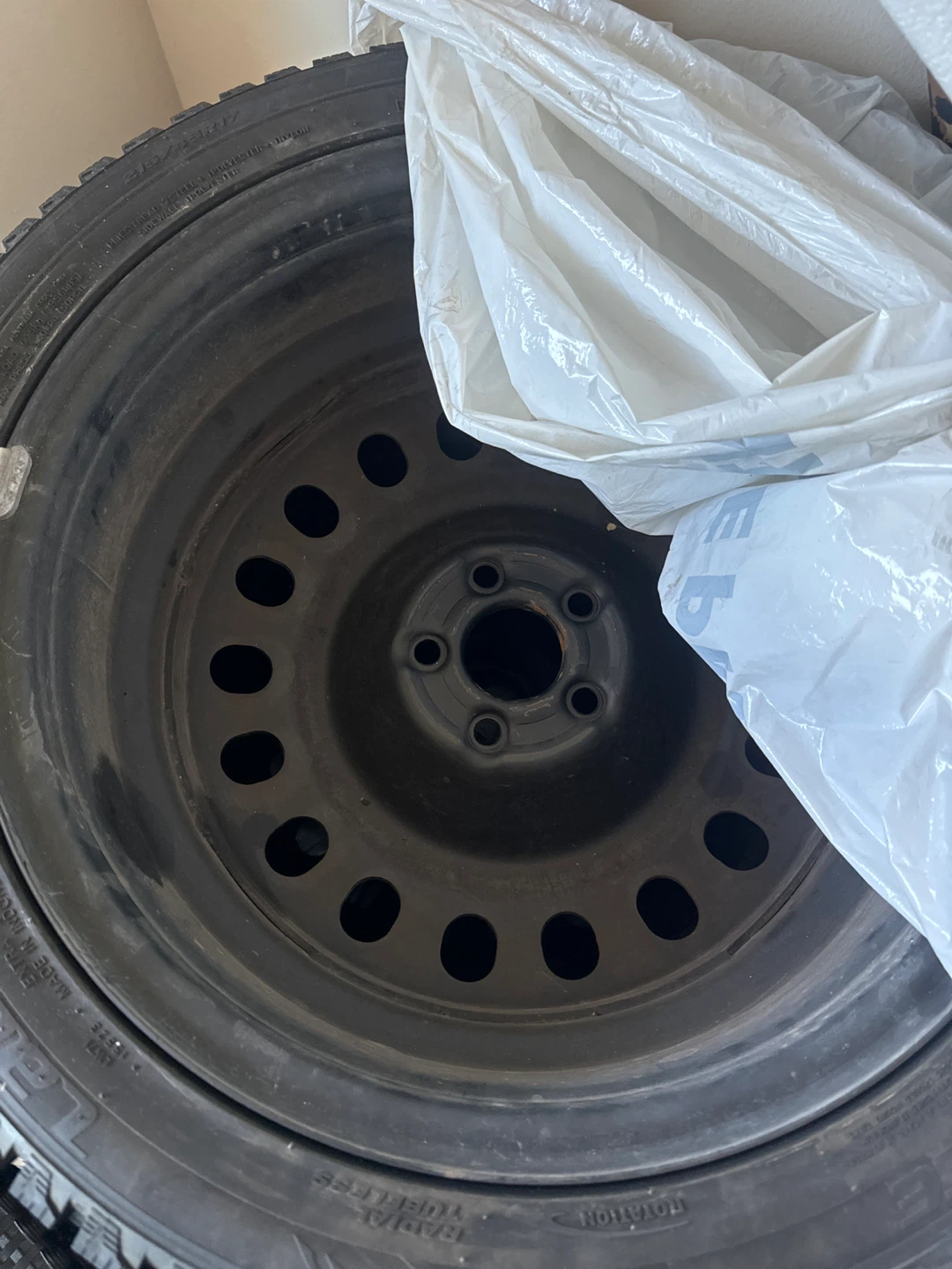 Laufenn 215/45R17 Winter Tires on Rims - photo 5