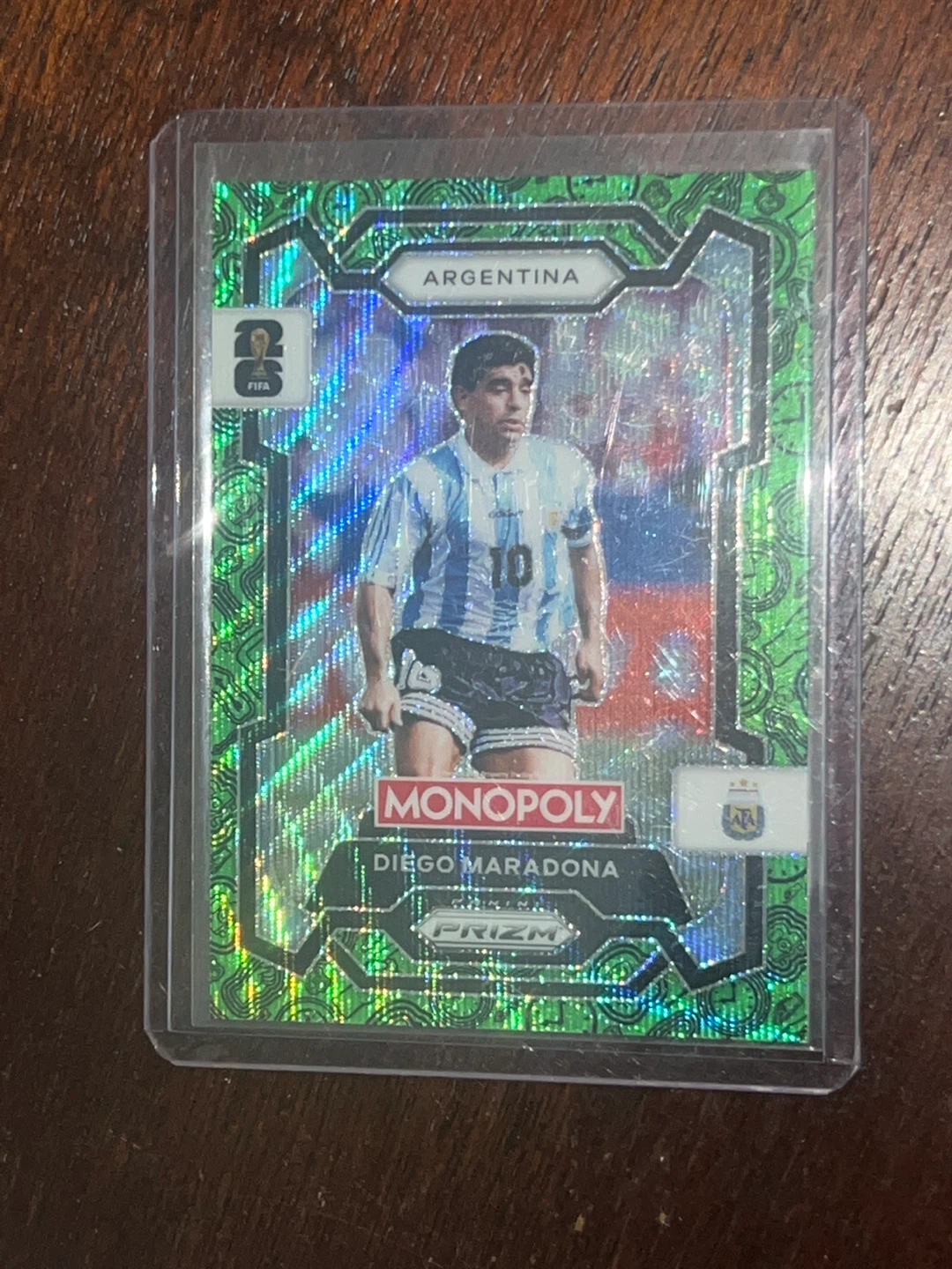 Panini Monopoly Prizm Diego Maradona Trading Card