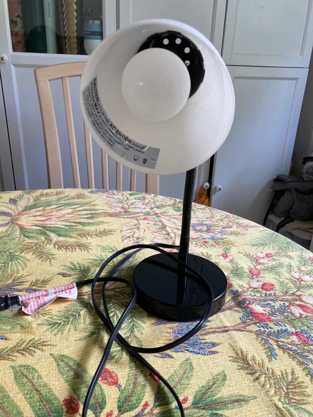 Black Gooseneck Desk Lamp