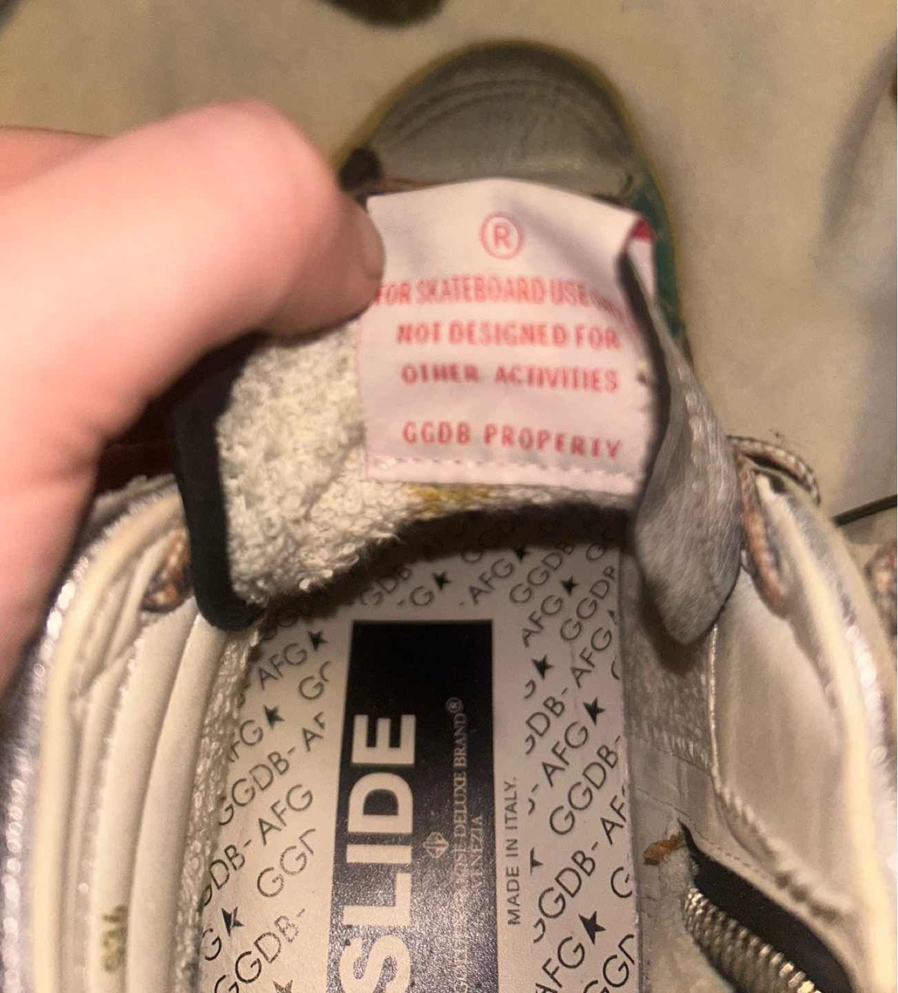 Golden Goose Slide High Top Sneakers Size 6 - photo 5