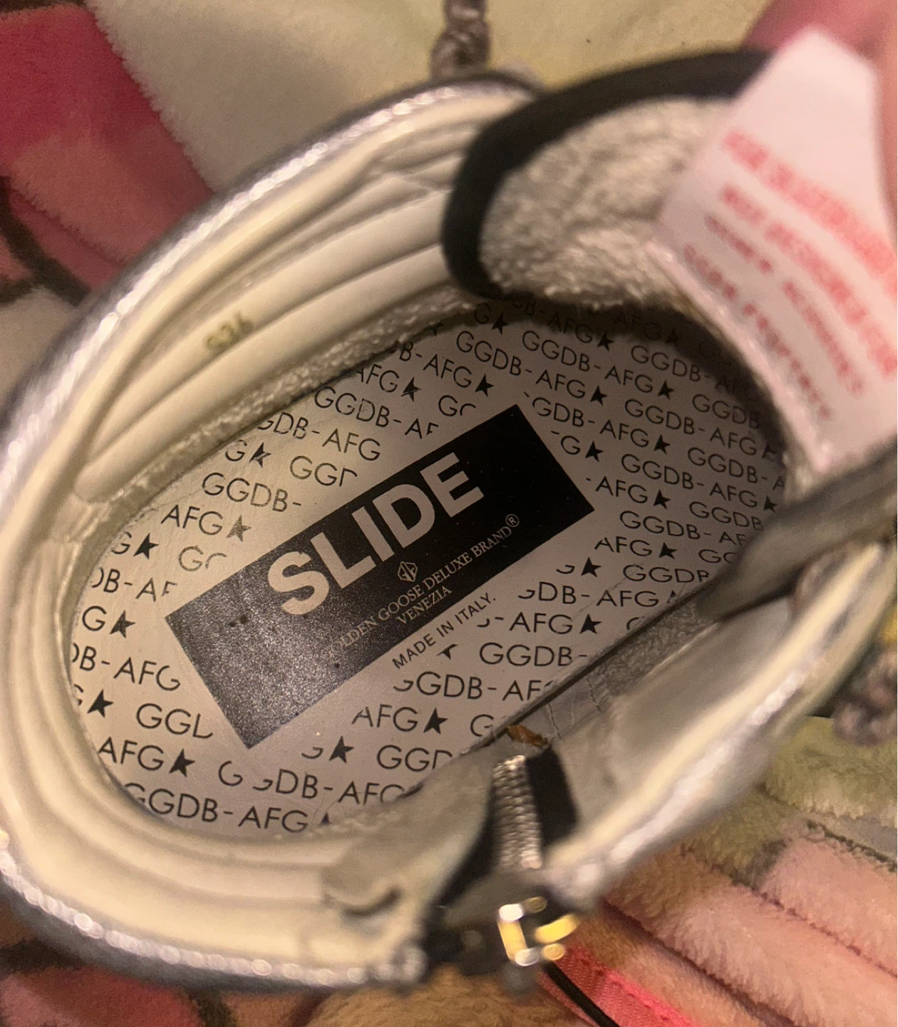 Golden Goose Slide High Top Sneakers Size 6 - photo 4