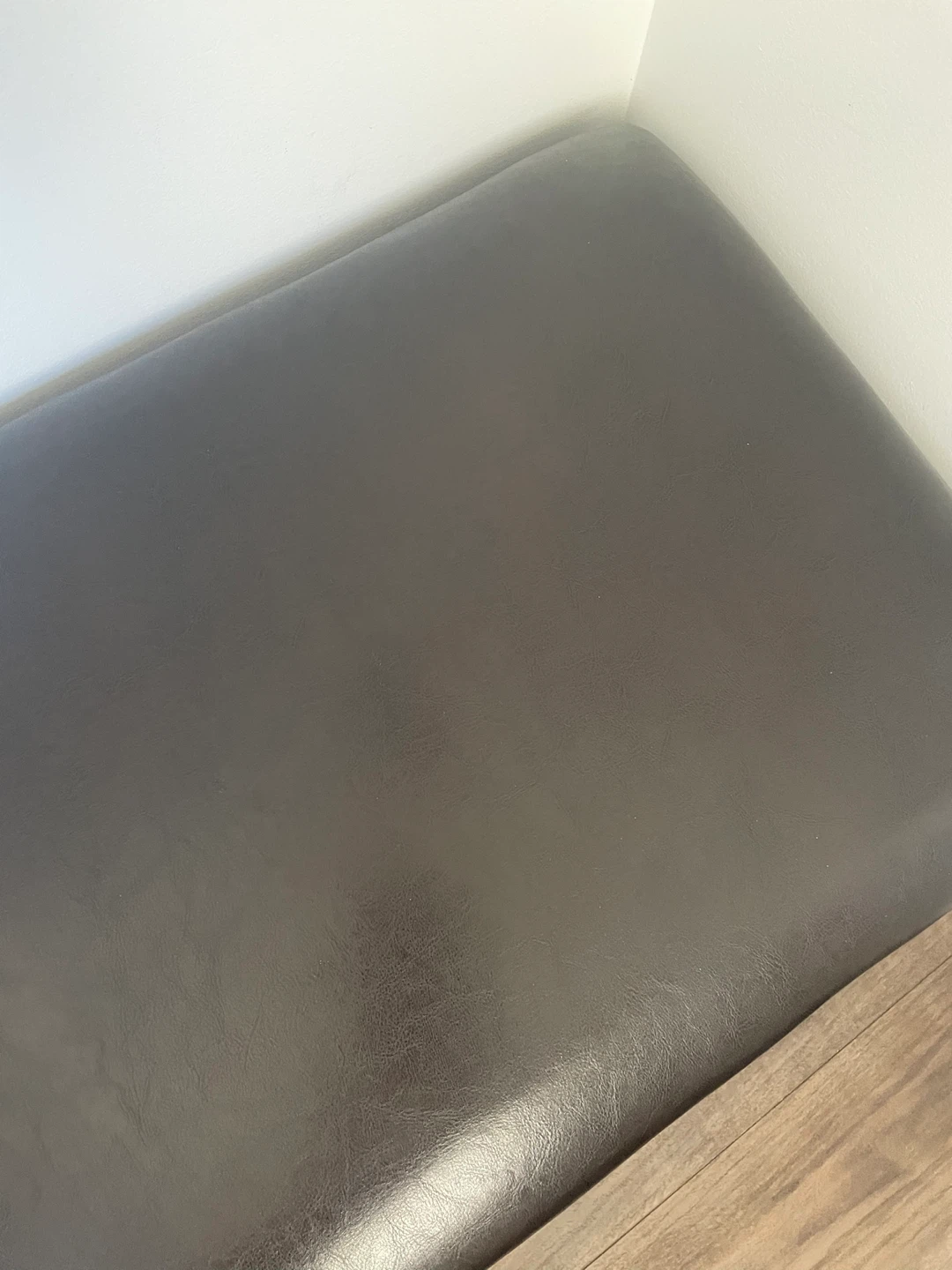 Wooden Storage Bench with Padded Seat - photo 2