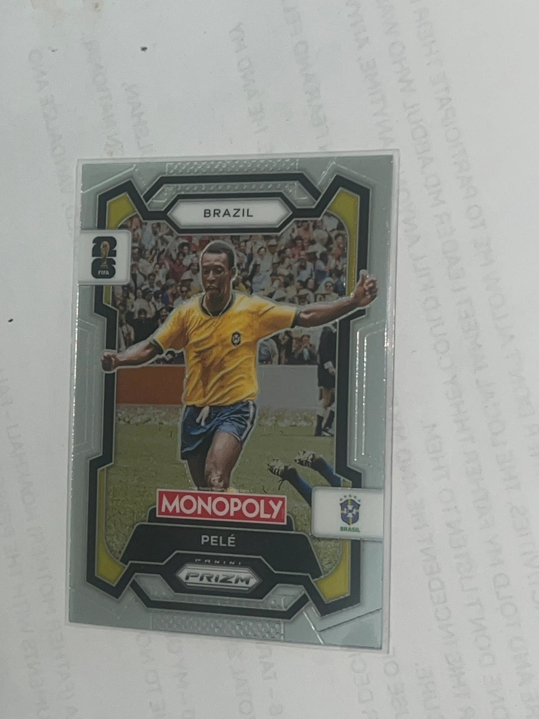 Panini Prizm Monopoly Pele Soccer Card
