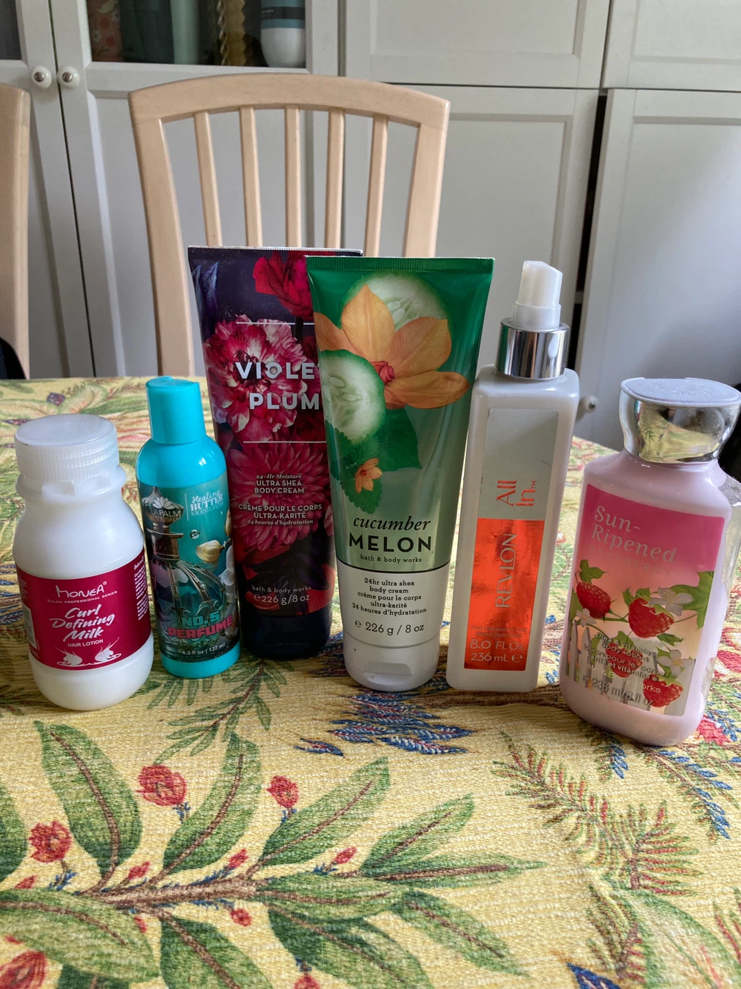 Bath & Body Works Violet Plum and Cucumber Melon Body Creams