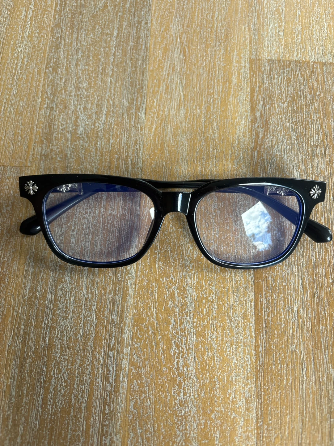Chrome Hearts Black Glasses