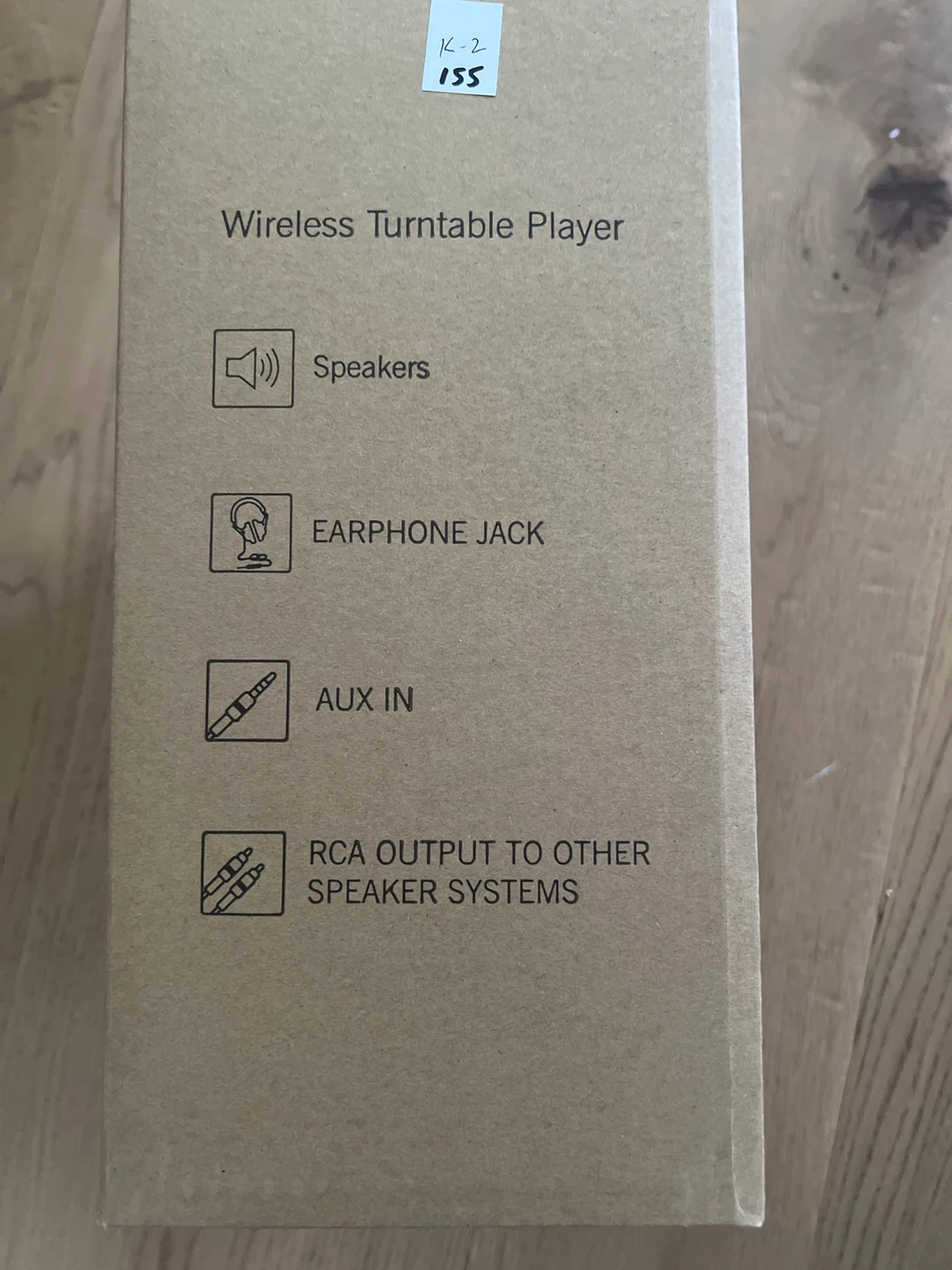 Wireless Bluetooth Turntable Player with Built-in Speakers - photo 2