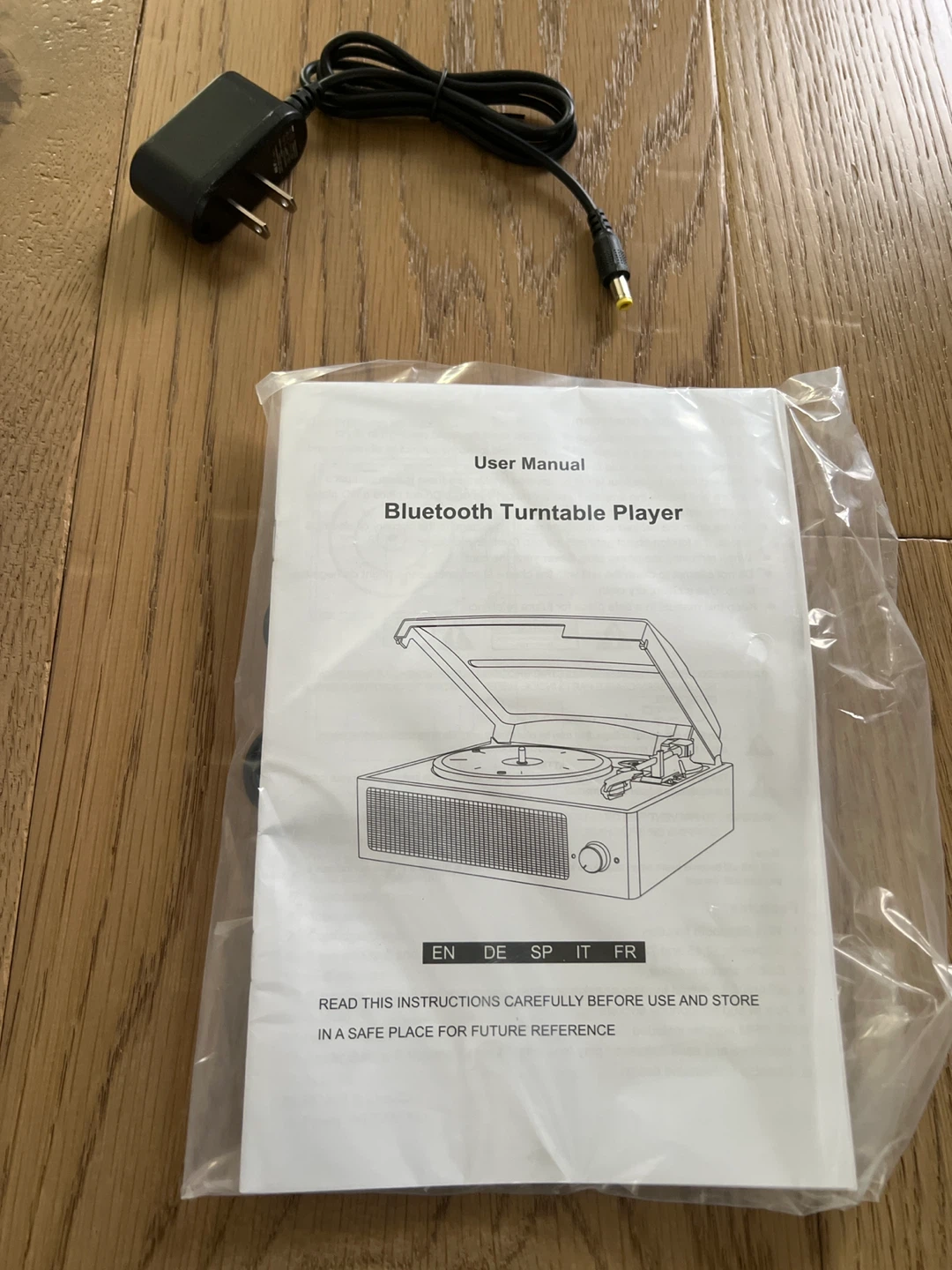 Wireless Bluetooth Turntable Player with Built-in Speakers - photo 3