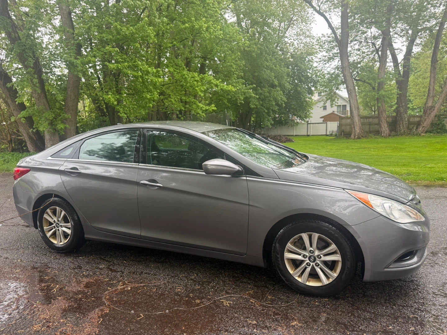 Gray Hyundai Sonata Sedan