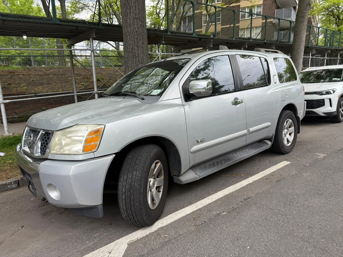 Silver Nissan Armada V8 SUV - photo 2