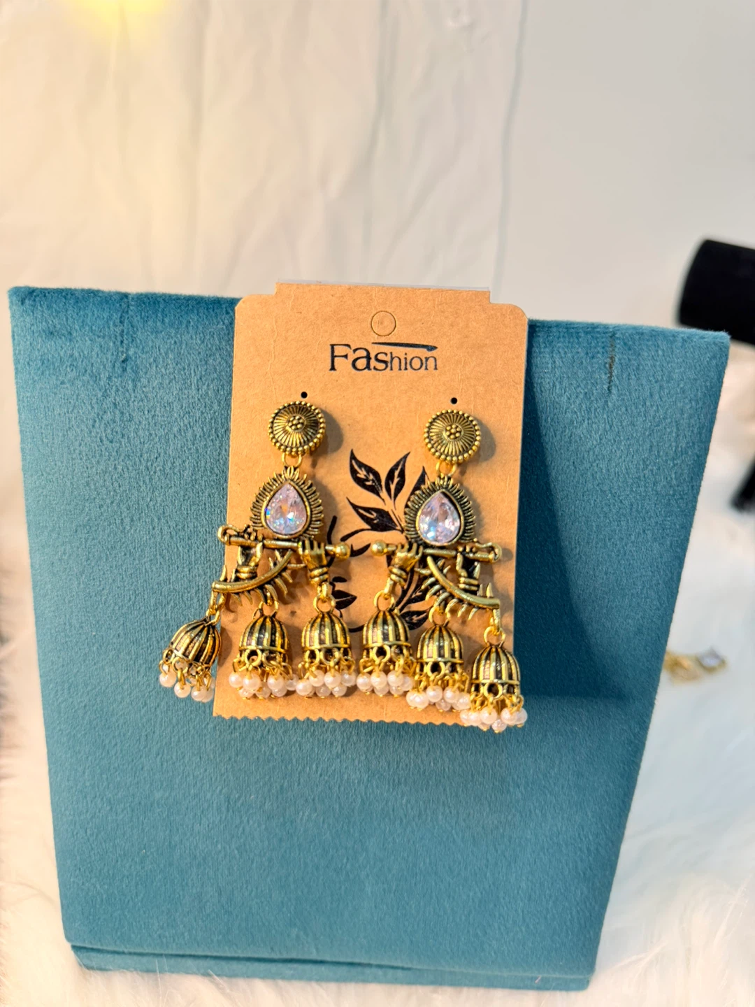 Gold-toned Fashion Earrings
