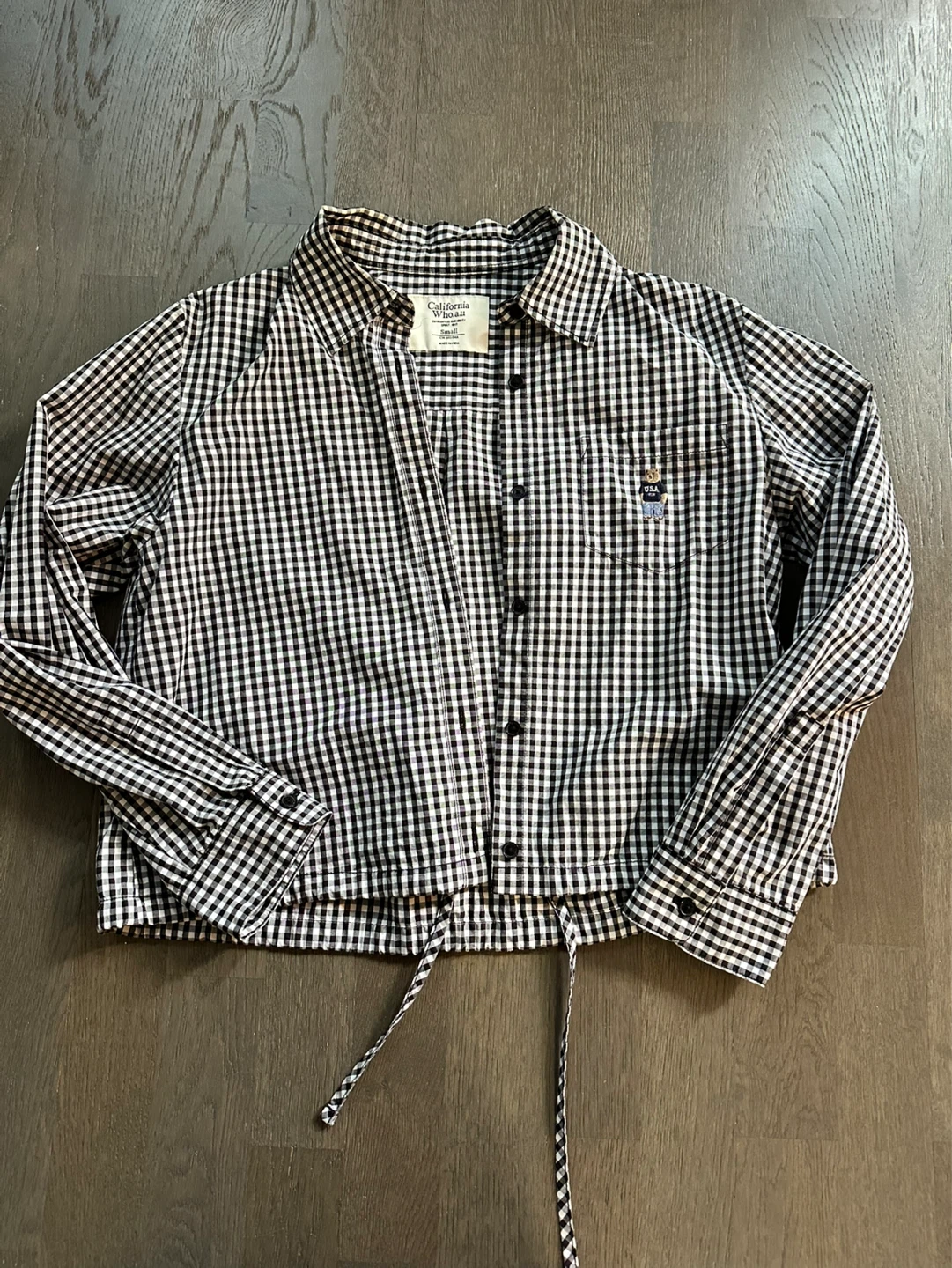 🇰🇷 Gingham Button-Up Shirt - photo 3