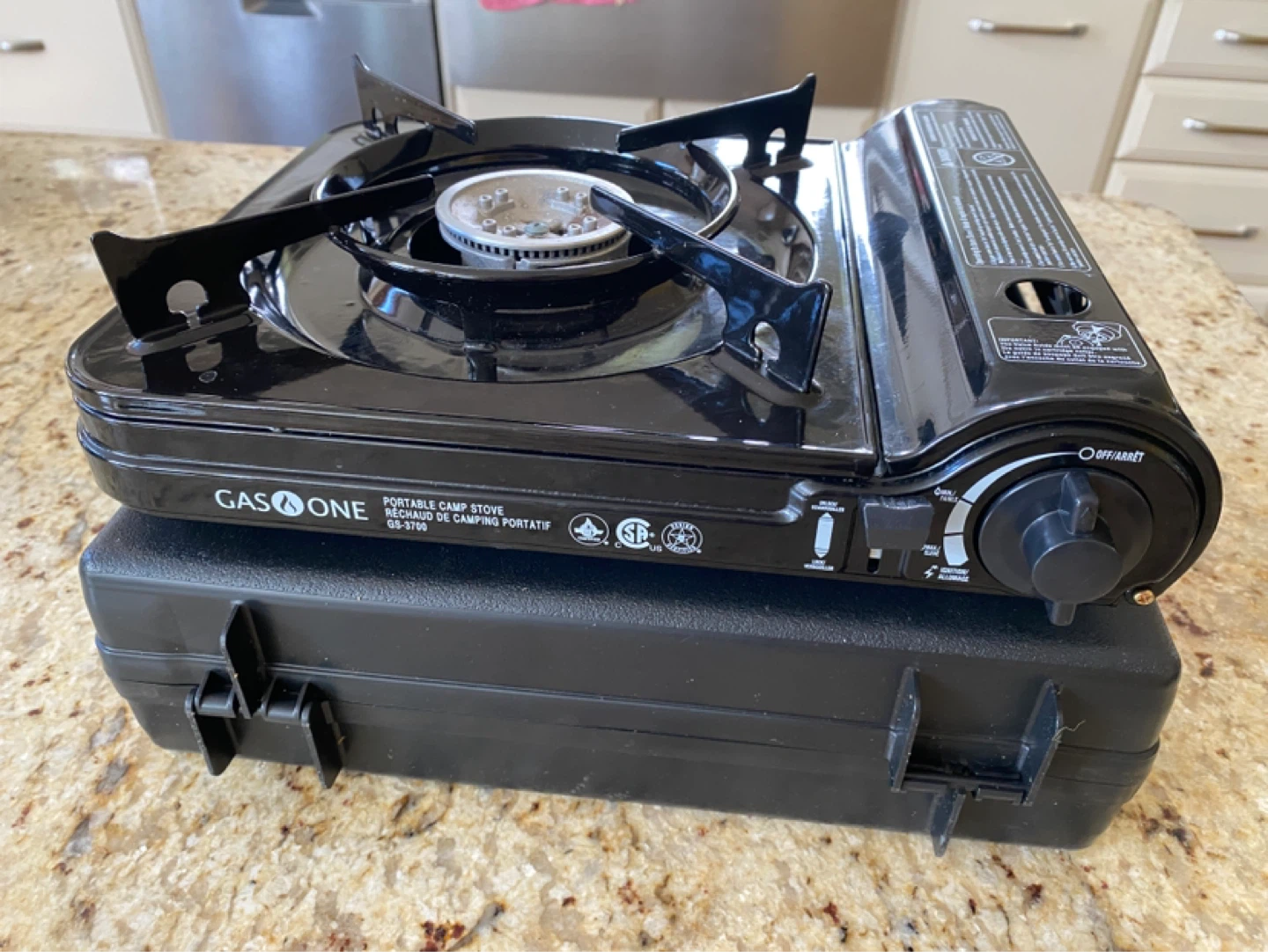 Gas One Portable Butane Camping Stove w/ Carry Case - photo 4