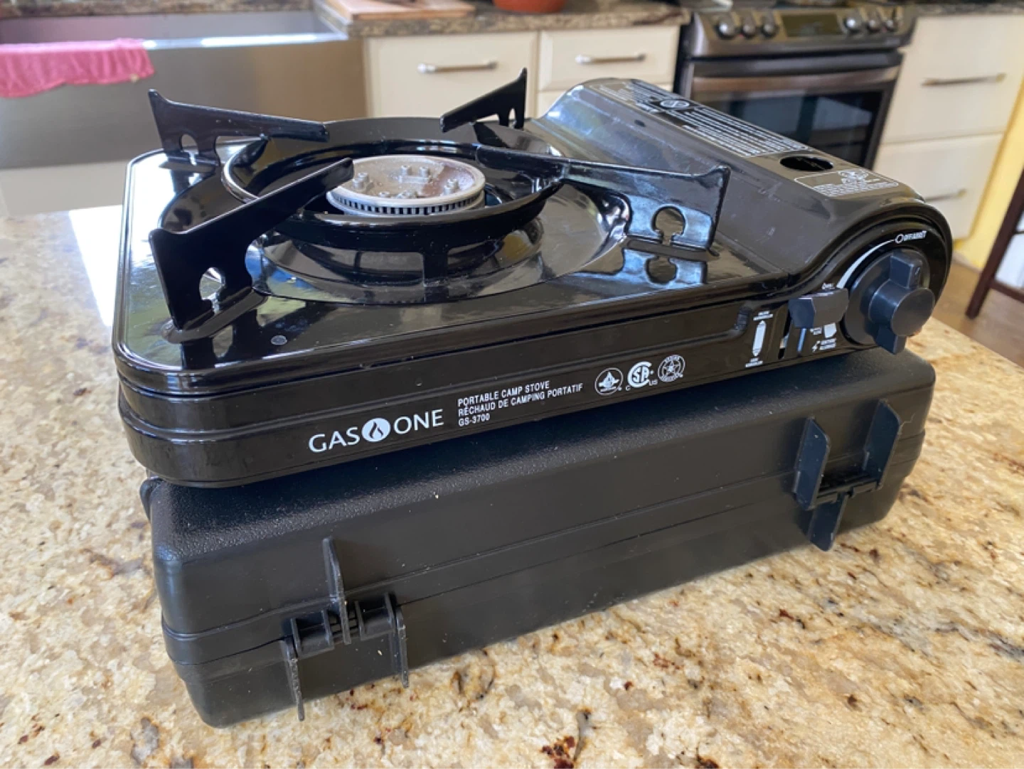 Gas One Portable Butane Camping Stove w/ Carry Case - photo 3