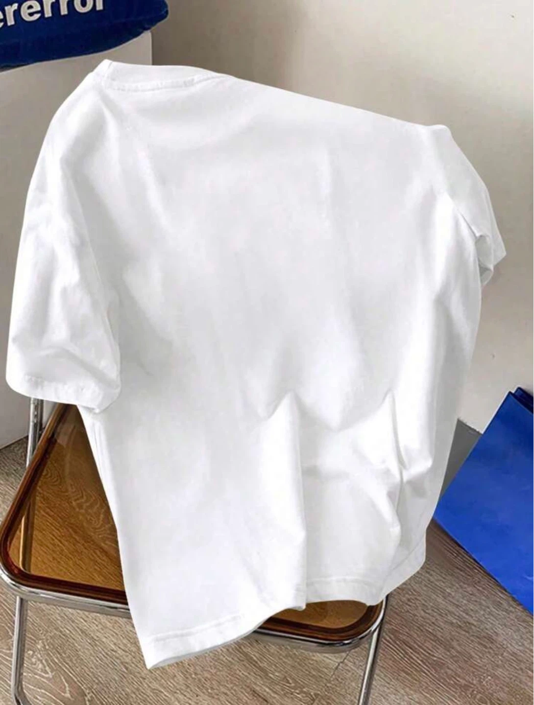 New white t-shirt size L monster Sally - photo 2