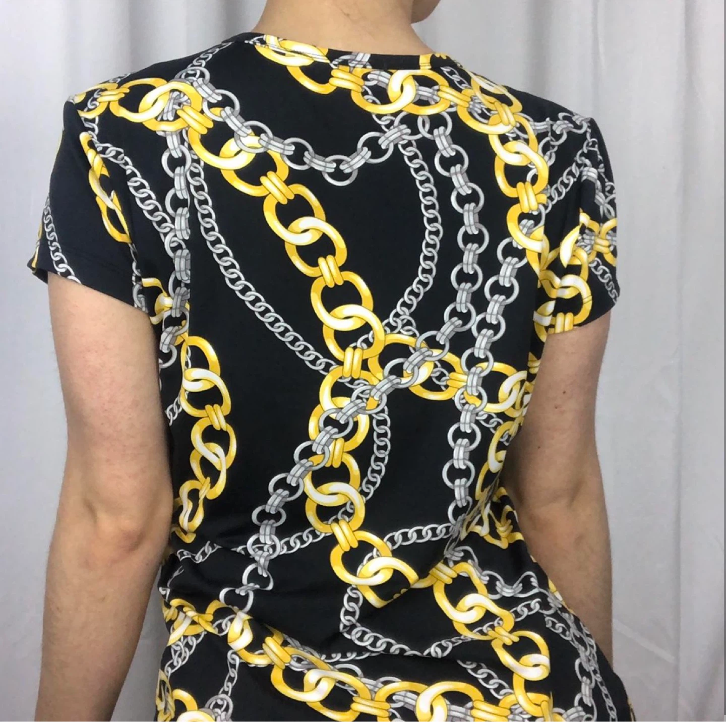 J. McLaughlin Chains Print T-Shirt - photo 3