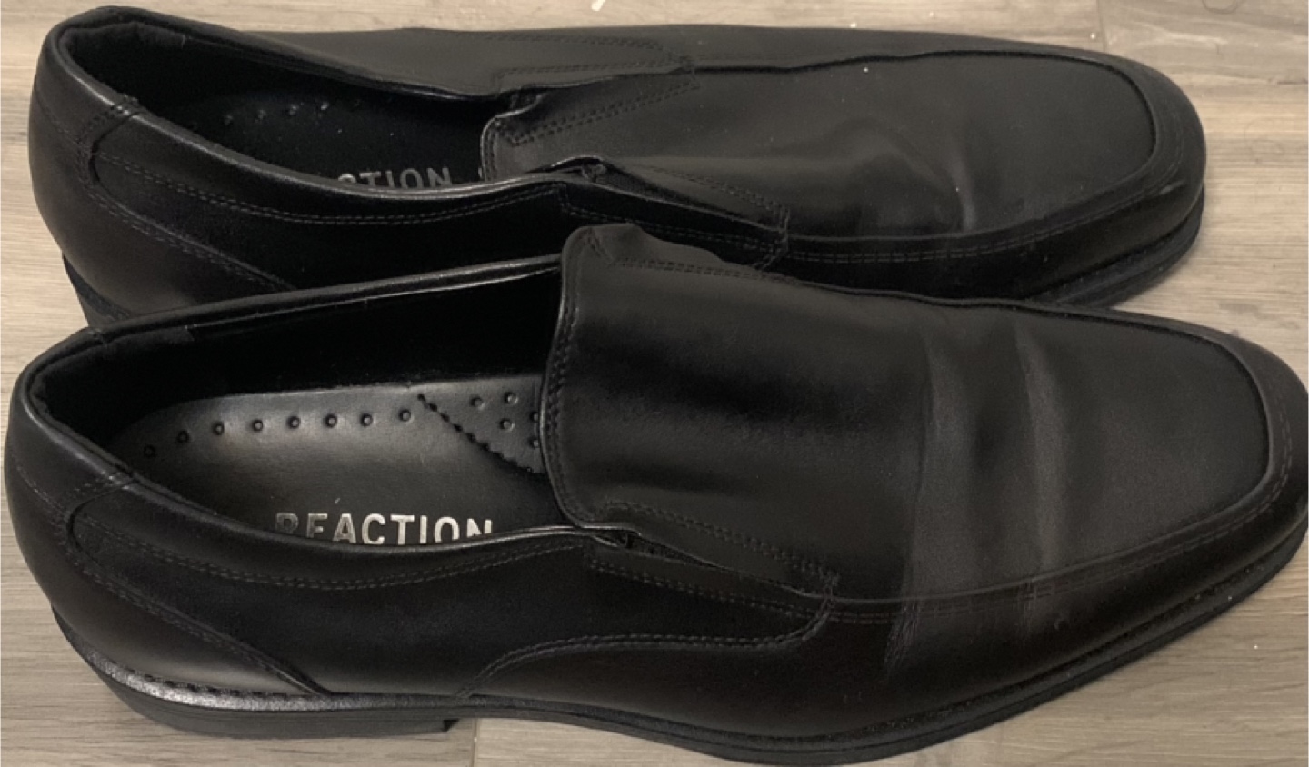 Kenneth Cole Reaction Black Leather Loafers - photo 2