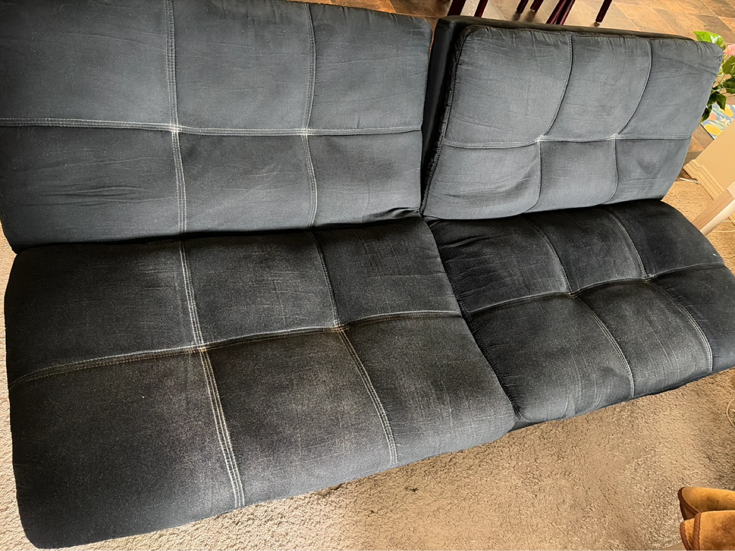 Black Futon Sofa Bed - photo 2