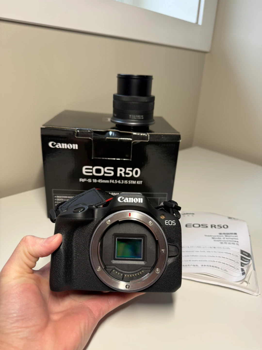 Canon EOS R50 RF-S 18-45mm F4.5-6.3 IS STM Kit Camera