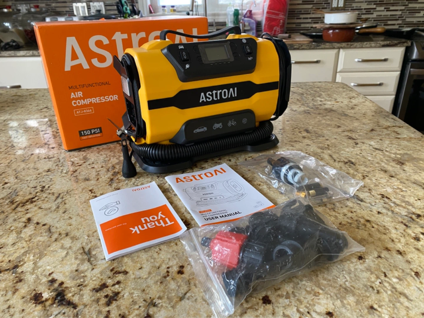 Brand New AstroAI 150 PSI Portable Air Compressor (CAN DELIVER)