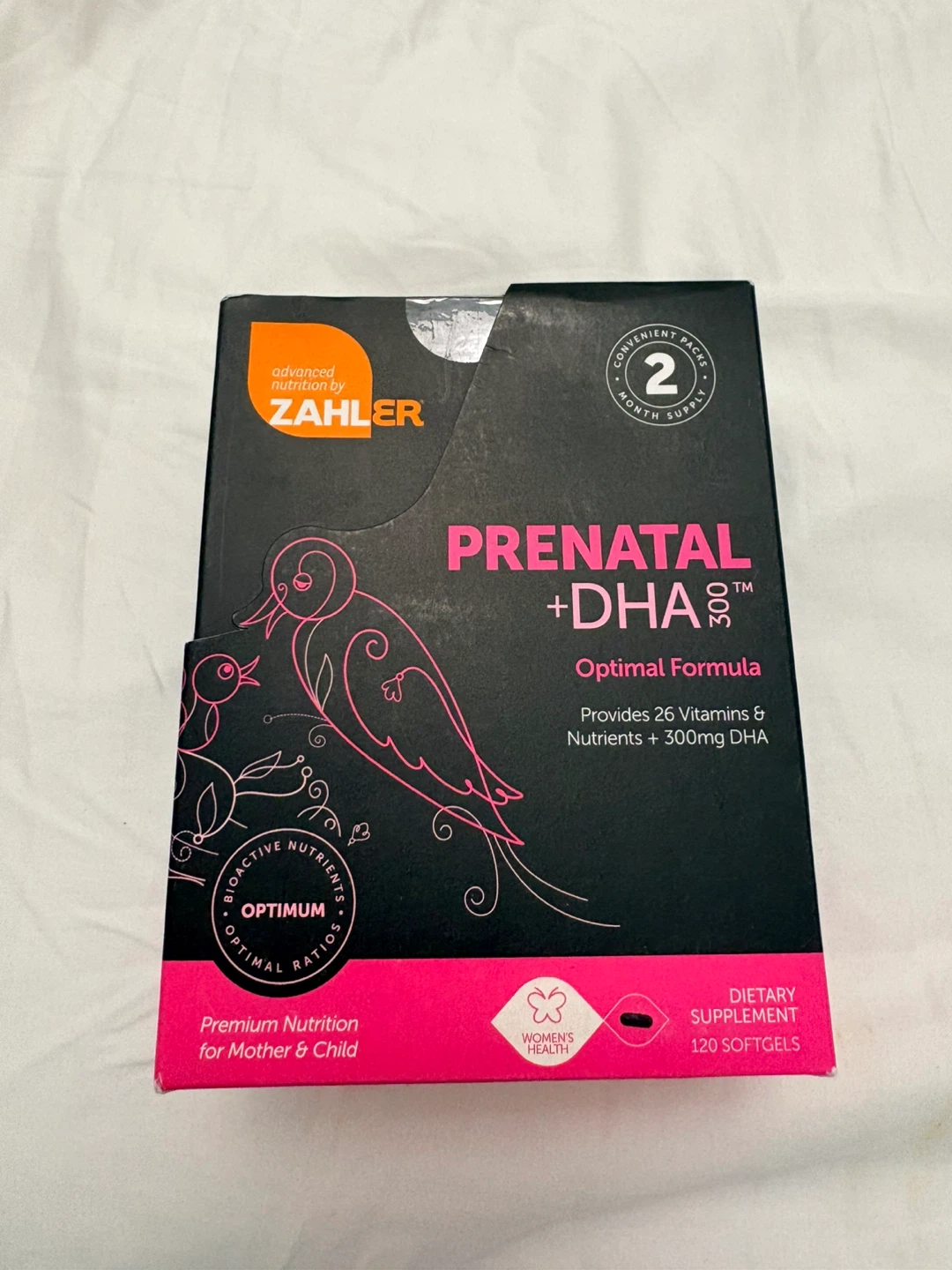 Zahler Prenatal + DHA 300 Dietary Supplement, 120 Softgels - photo 3