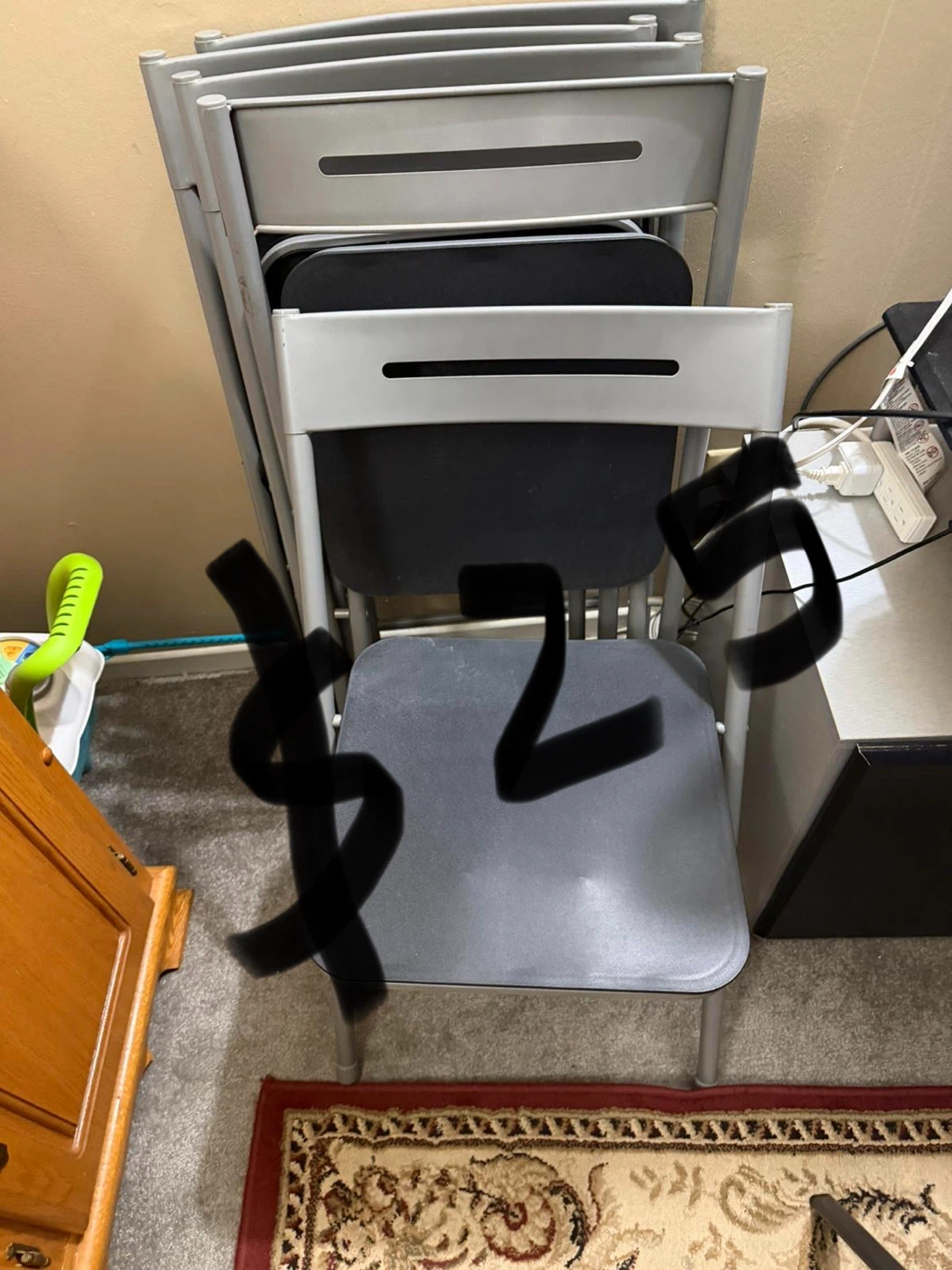 Stacking Chairs - Set of 5