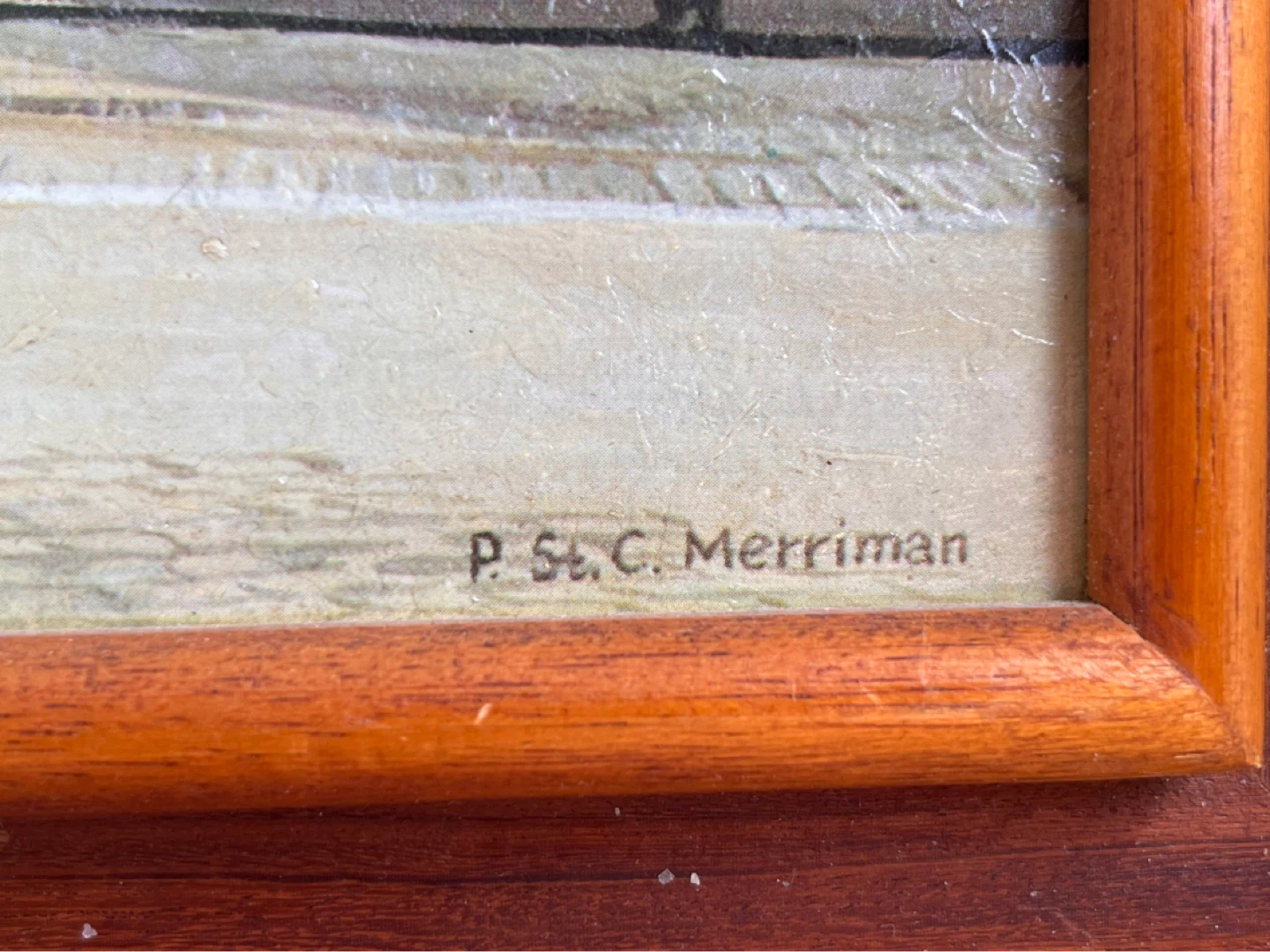 Vintage P. St. C. Merriman Glasgow Tram Print - George Square - photo 2