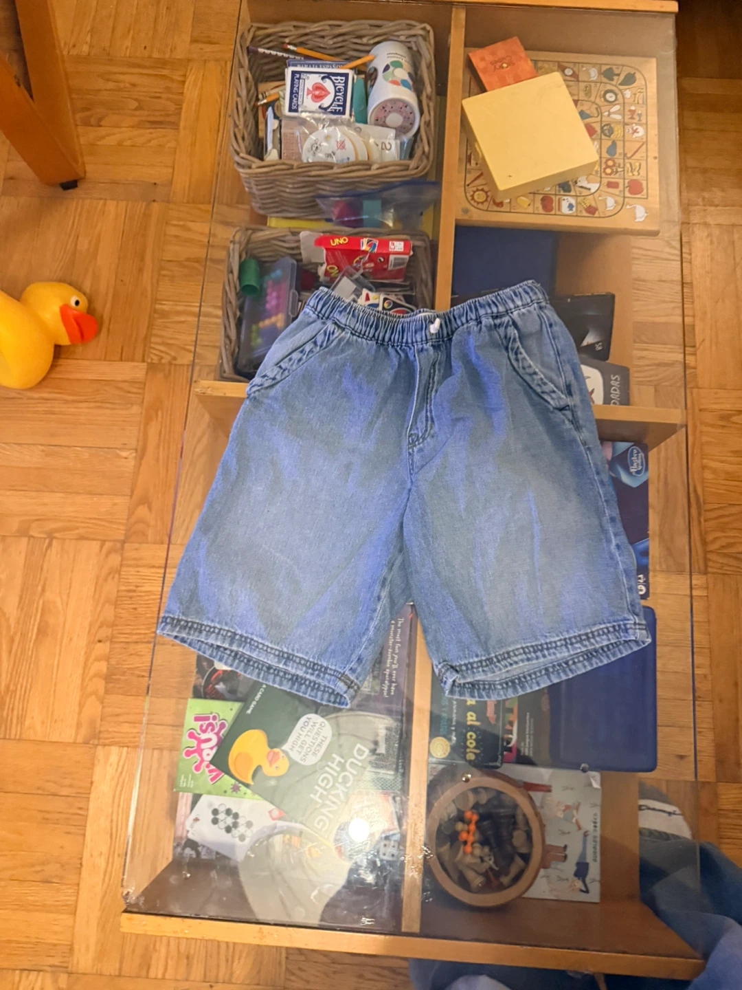 Boys Denim Pull-on Shorts