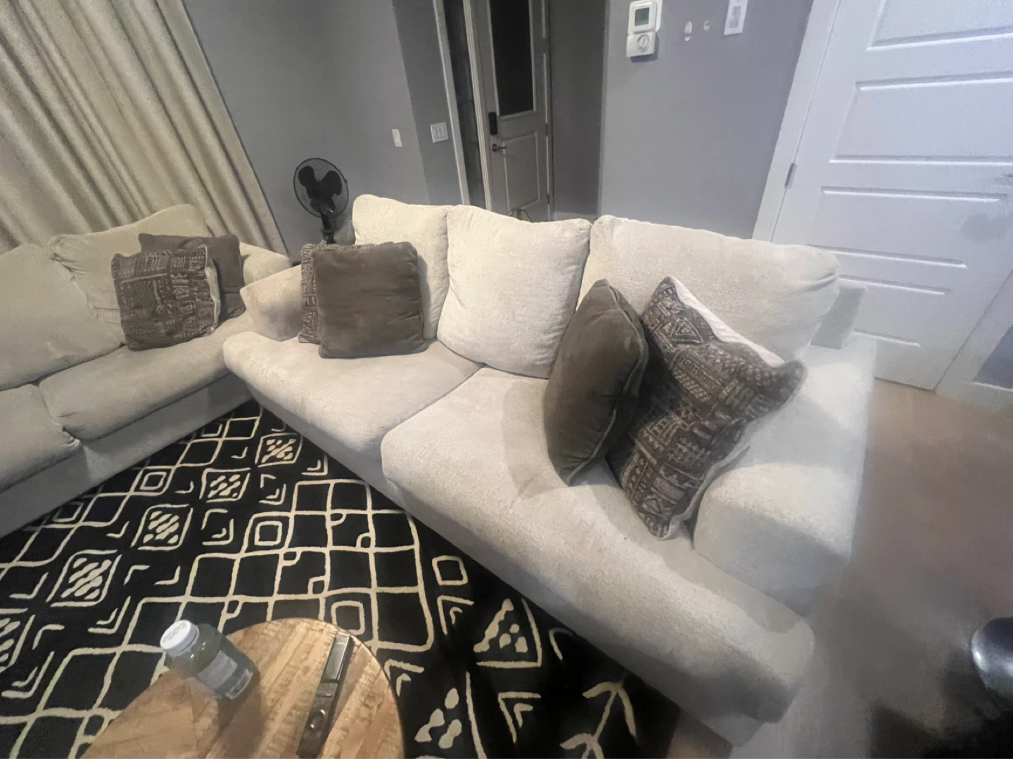 Sectional Sofa with Pillows - photo 4