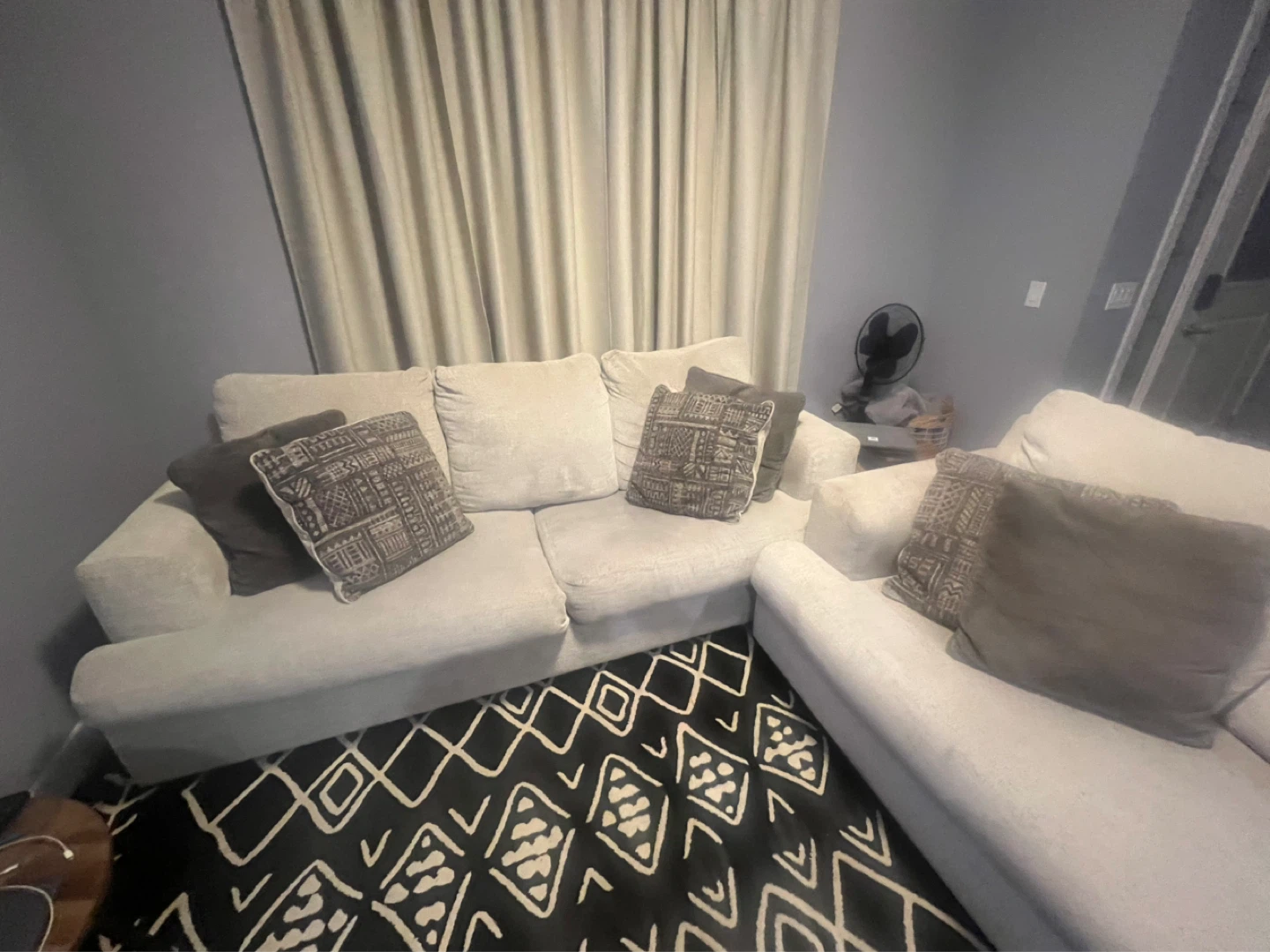 Sectional Sofa with Pillows - photo 3
