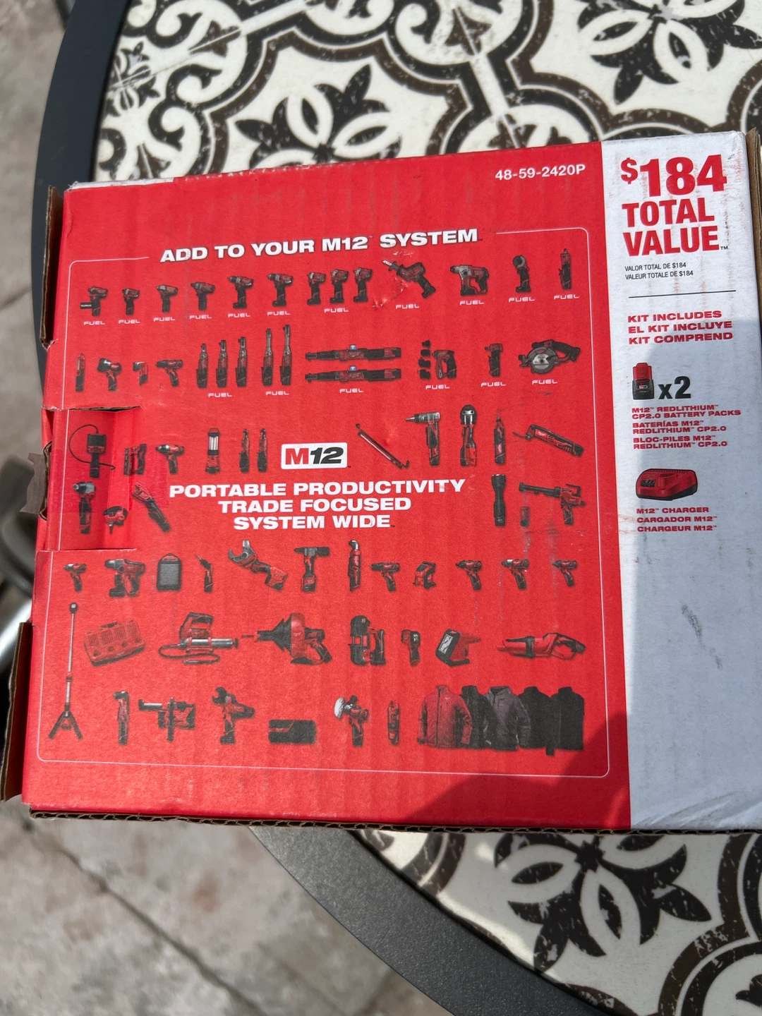 Milwaukee M12 REDLITHIUM CP2.0 Starter Kit 48-59-2420P - photo 4