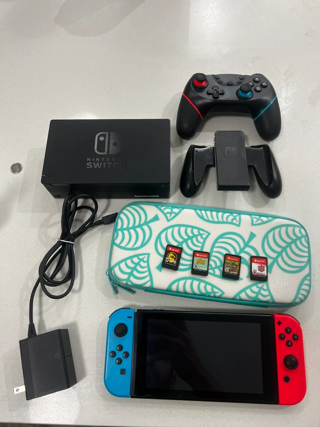 Nintendo Switch Console with Games and Accessories