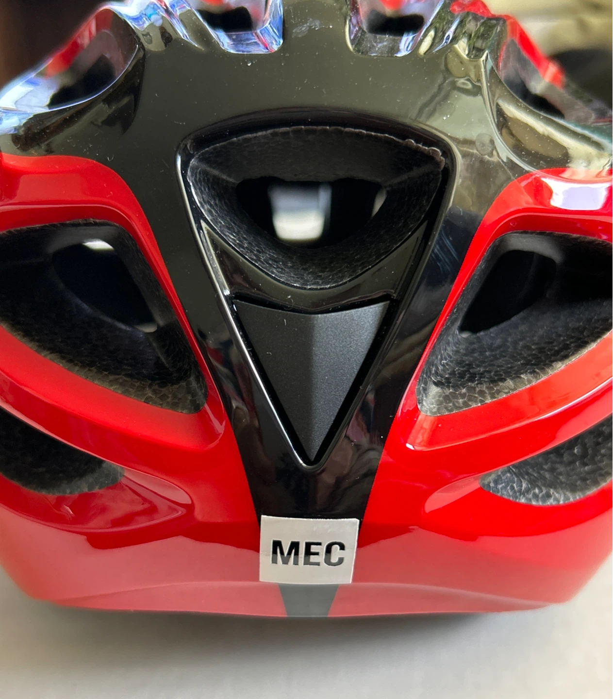 MEC Bike Helmet - Red/Black