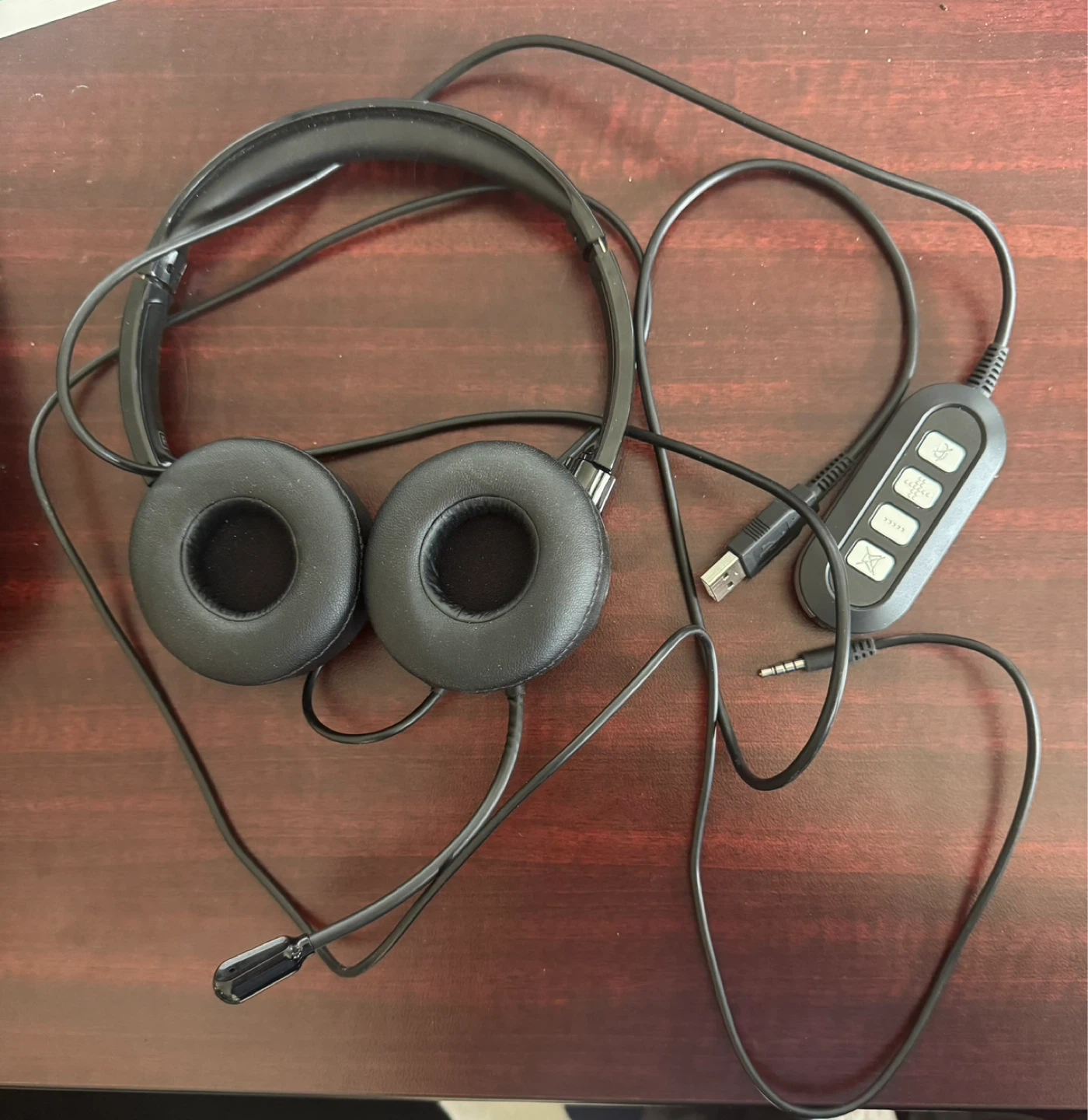 MPOW Black Wired Headphones with Microphone - photo 2