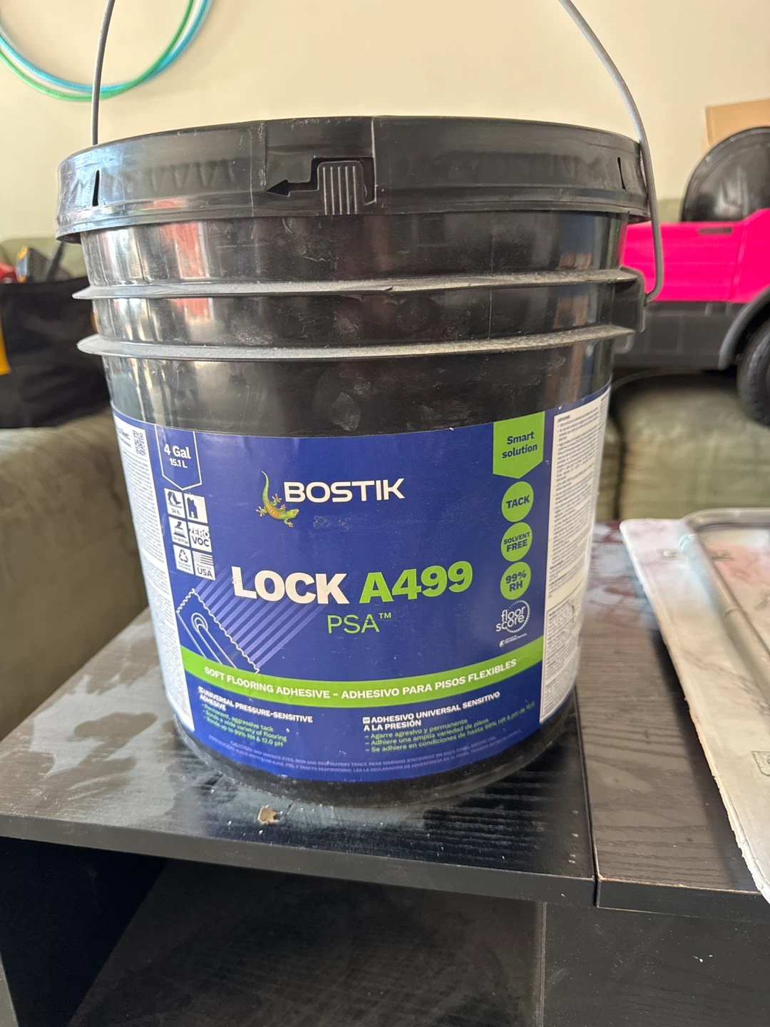 Bostik Lock A499 PSA Soft Flooring Adhesive - 4 Gallon