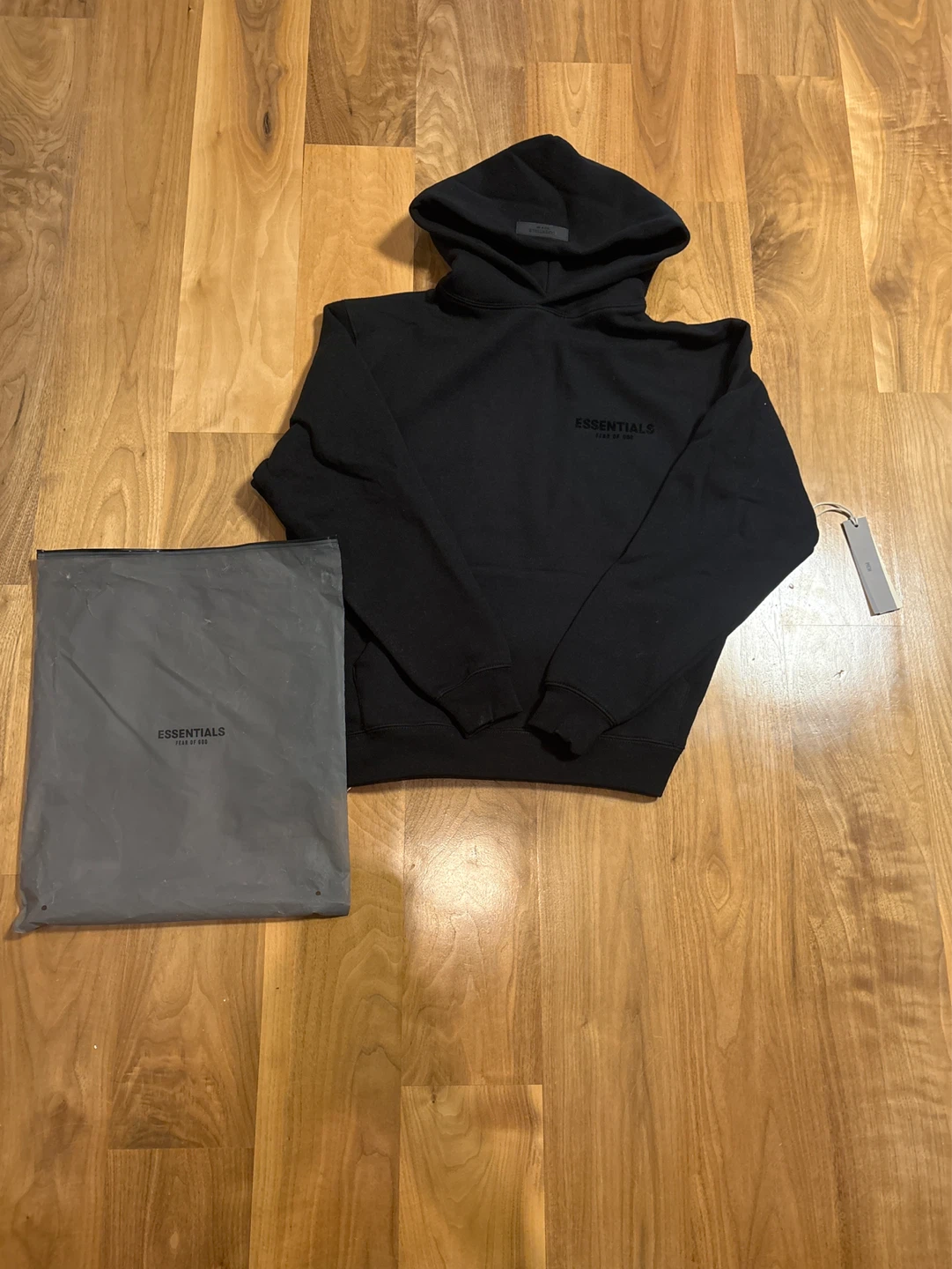 Fear of God Essentials Hoodie Black Size S