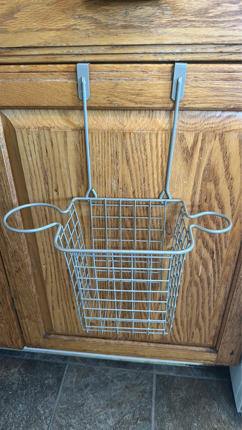 Over the Cabinet Door Wire Basket Organizer