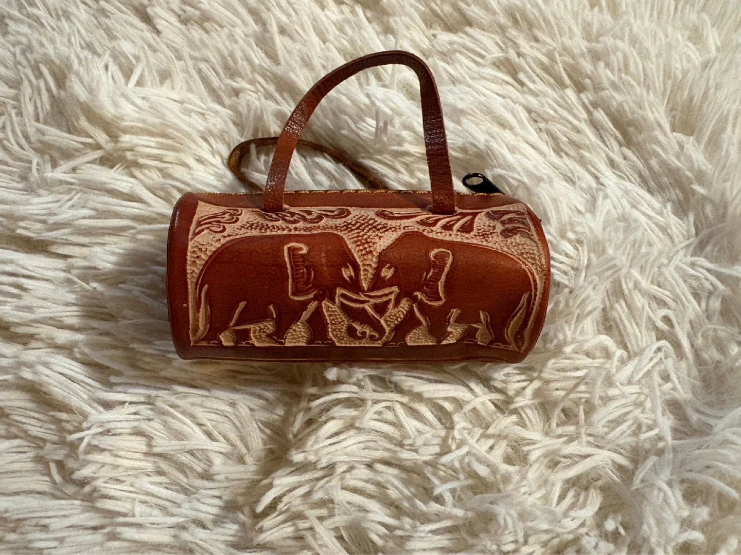 Miniature Leather Coin Pouch - photo 5