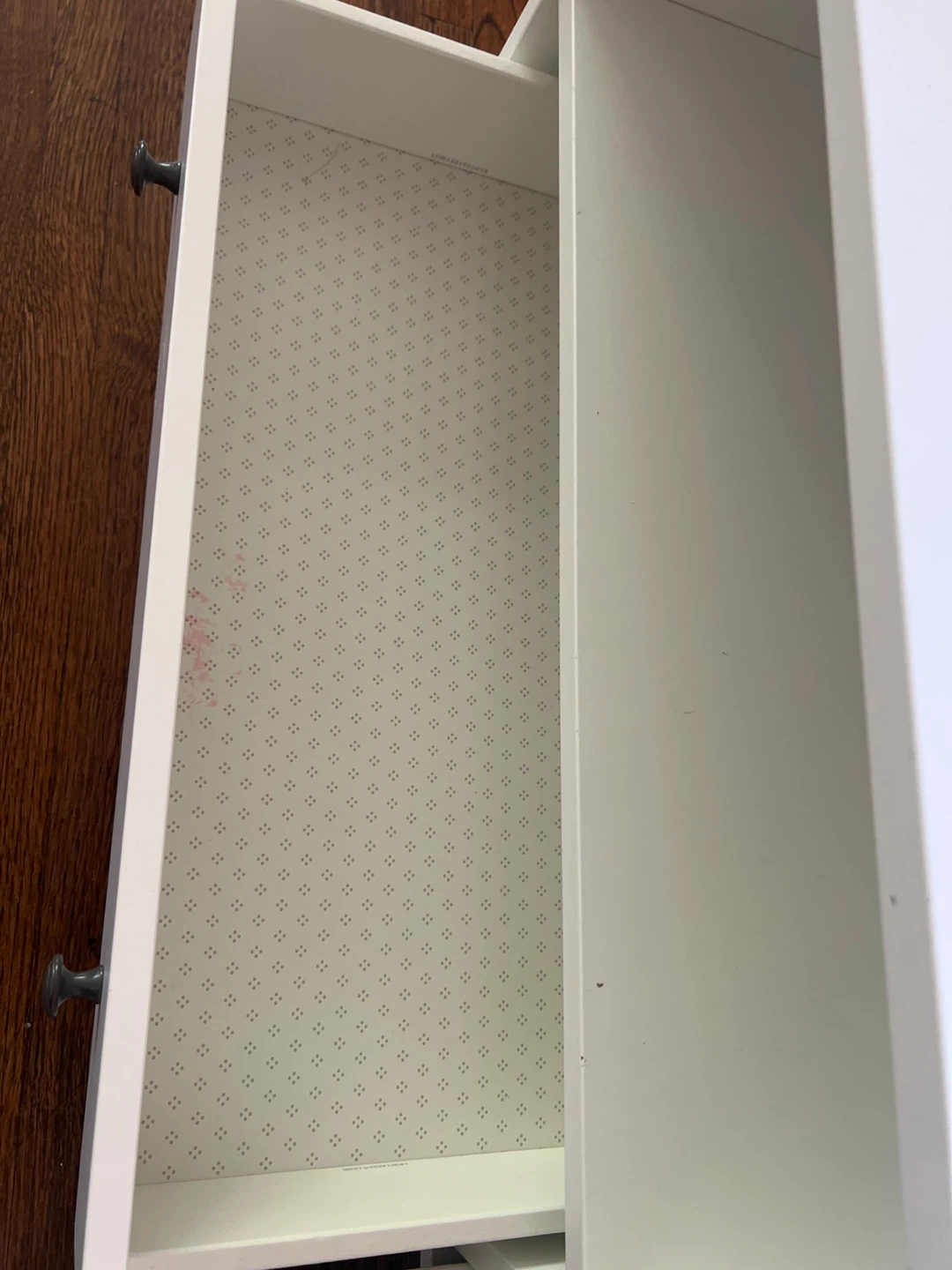White Storage Bench with 2 Drawers - photo 4