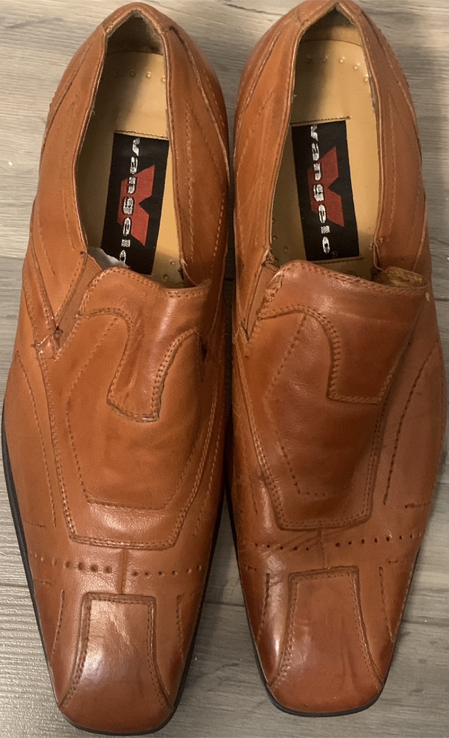 Vangelo Brown Leather Dress Shoes - photo 2