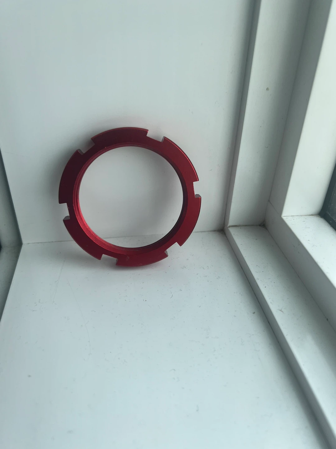Red Metal Lock Nut - photo 2
