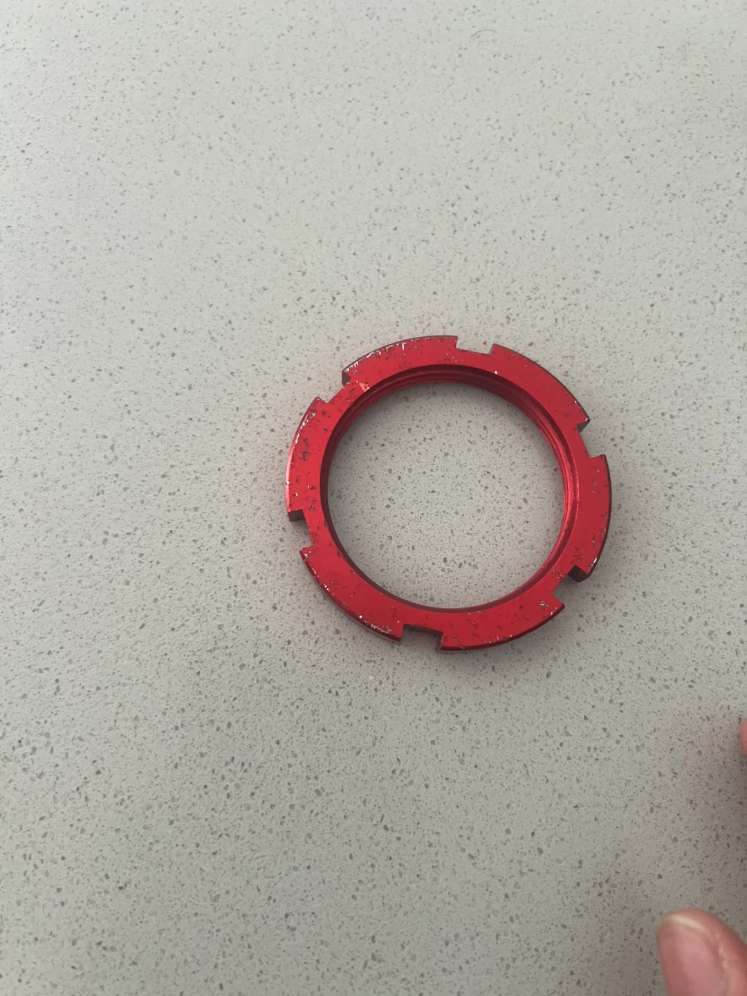 Red Metal Lock Nut - photo 4